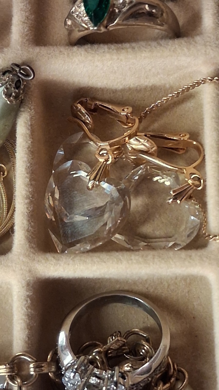 Vintage Estate Jewelry Lot Ussr Laquer Box 18kt H.G.E🔥🔥 Cameo