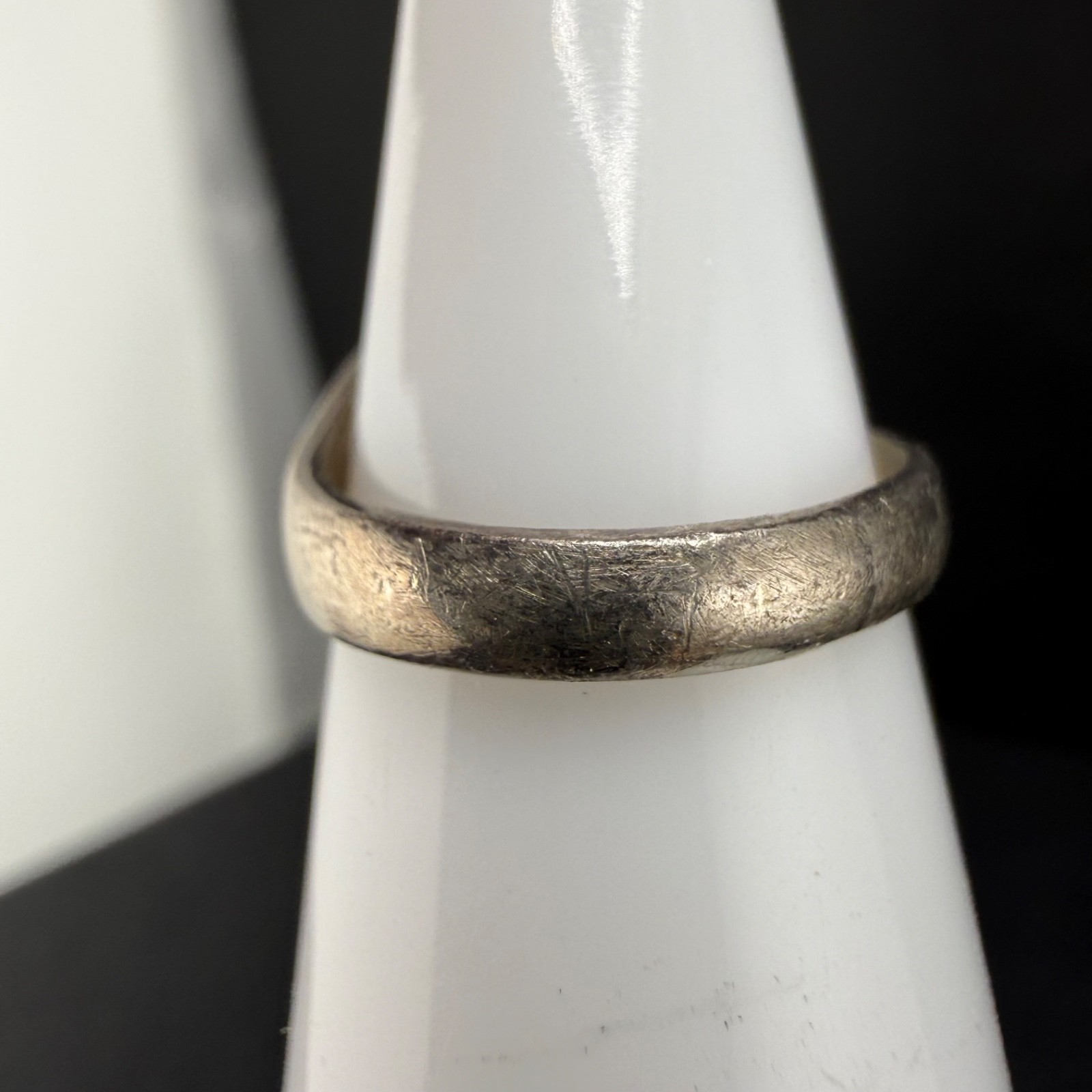 Vintage Signet Ring Sailing Silver Tone Ship Ocean Size 3 Untested