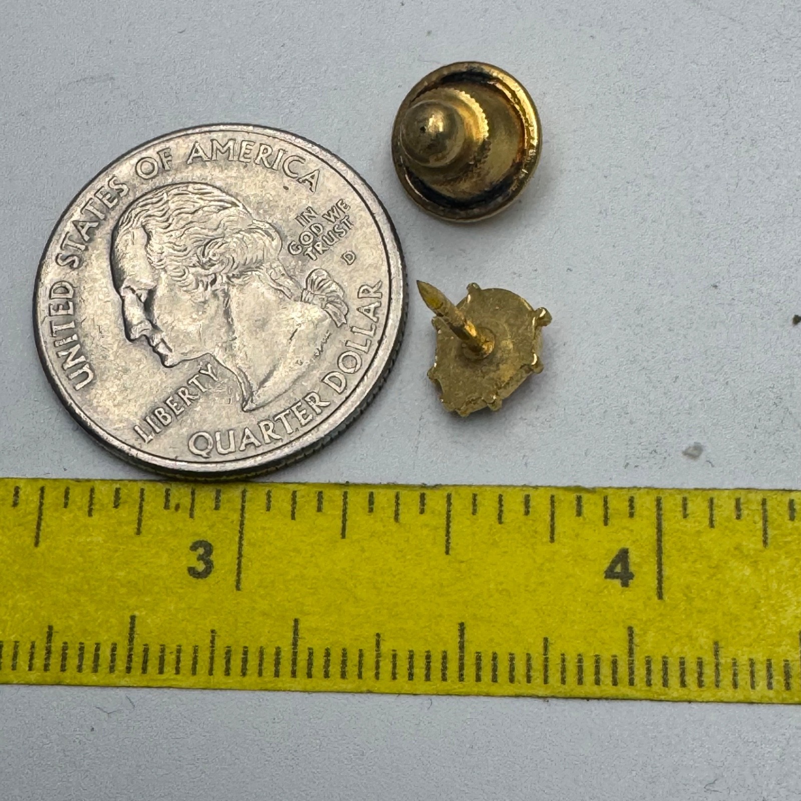Ladybug Enamel Lapel Pin Lucky Garden Insect Spring 90s Brooch Vintage Gold Tone