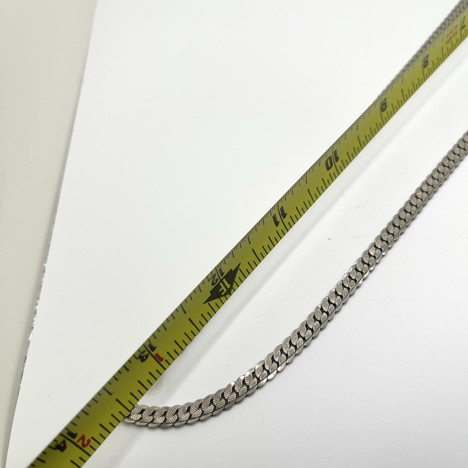 Vintage Lot of 6 Silver Tone Chain Necklaces Assorted