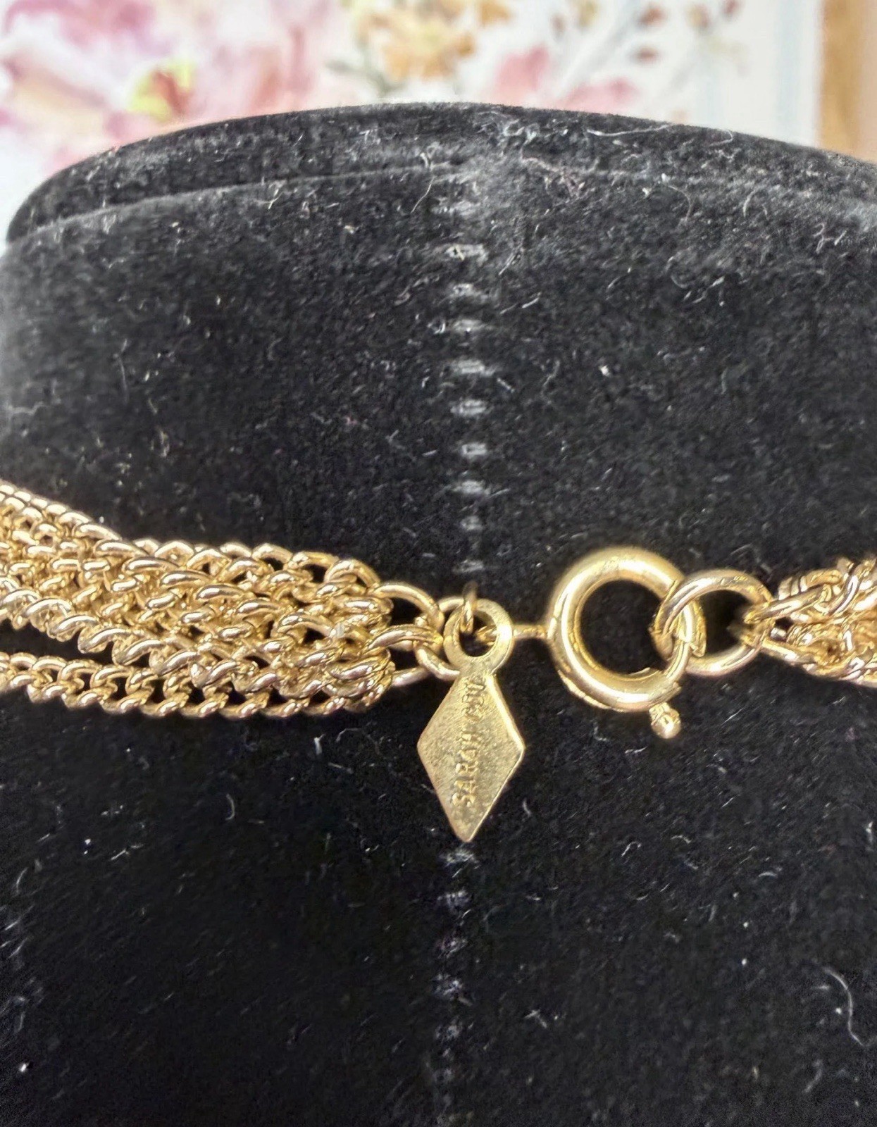 Sarah Coventry Golden Tassel Necklace