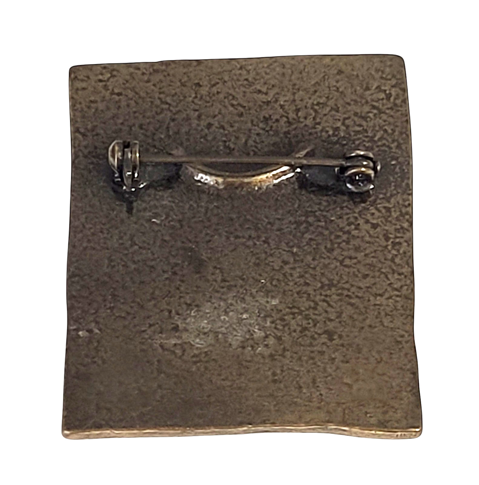 Vintage Brooch Pin Womans Face Cubist Indigenous Ethnic Brutalist African Estate