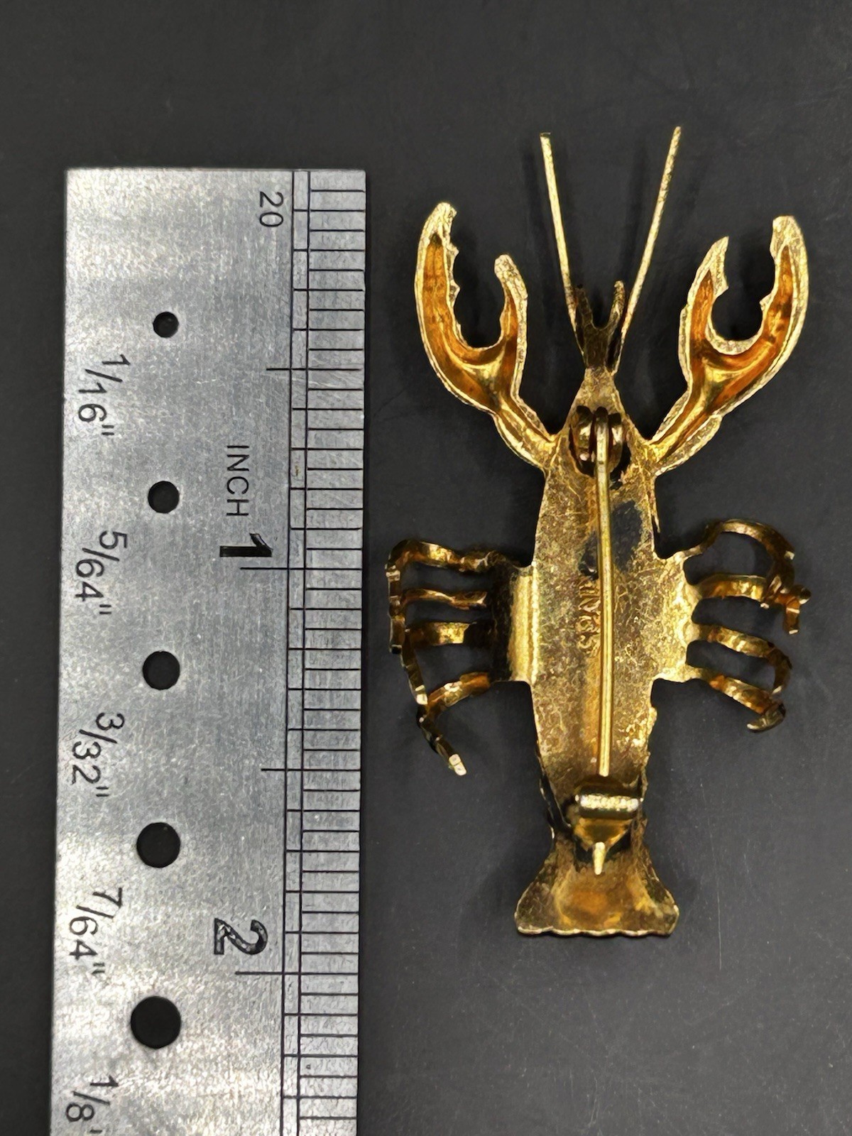 Spain Lobster Brooch Vintage Pin Jewelry From Spain