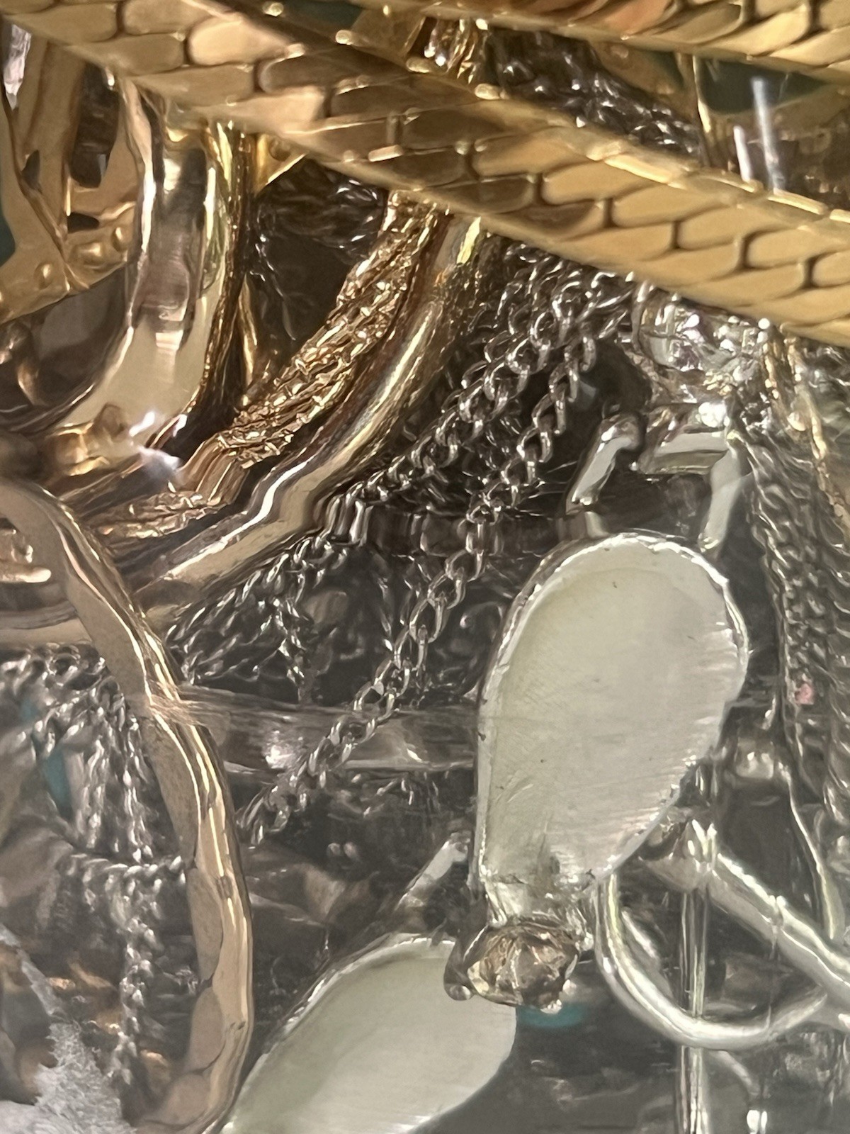 Jewelry Lot :Vintage & Modern Craft Parts : Earrings, Chains & More