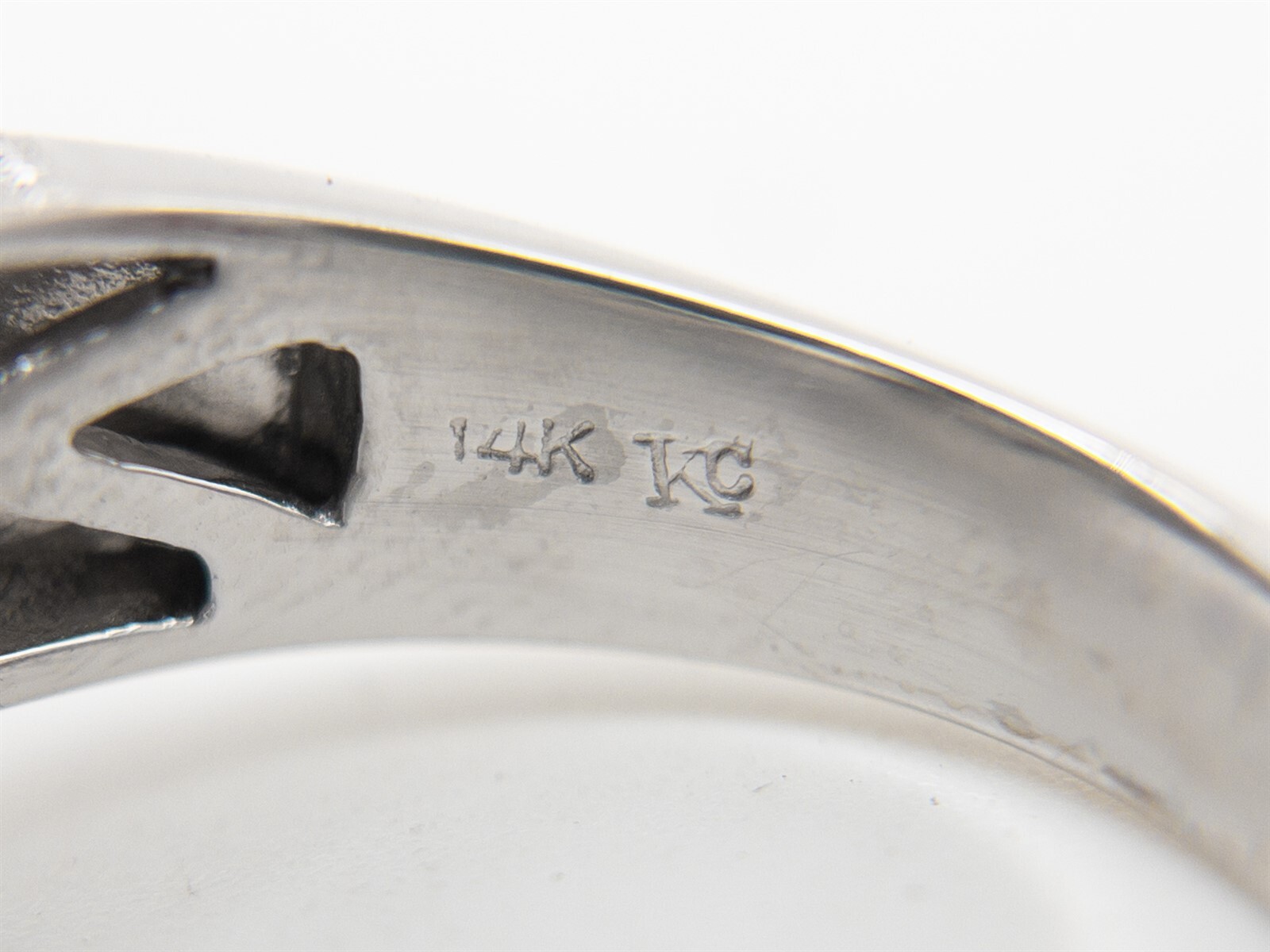 $12,000 2.53ct EGL IDEAL CUT Si1 K Diamond 14k White Gold HALO Wedding Ring 8g