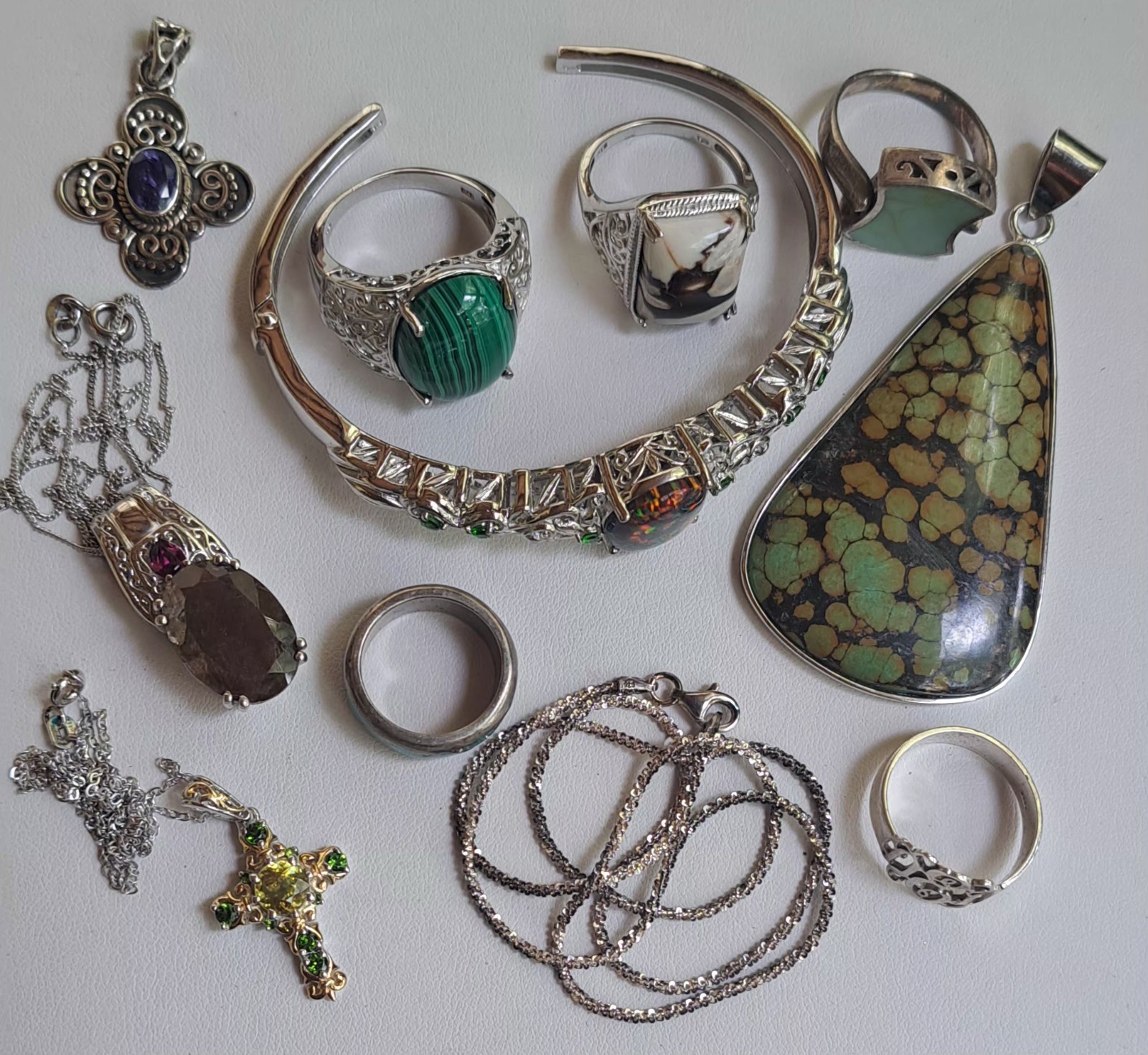 Vtg Jewelry Lot ALL Sterling 925 ~All Wearable~ Not Scrap 92 Grams