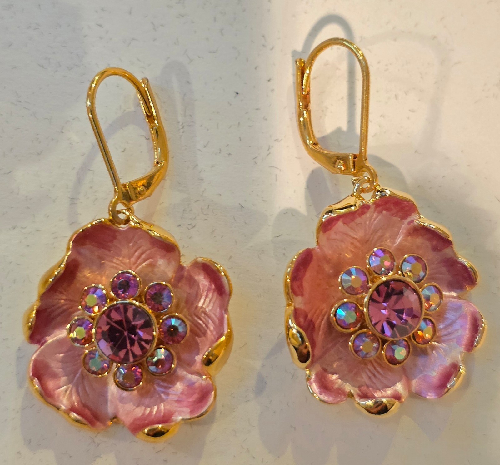 joan rivers jeweled secrets keepsake box Floral Fantasy brooch earrings pin