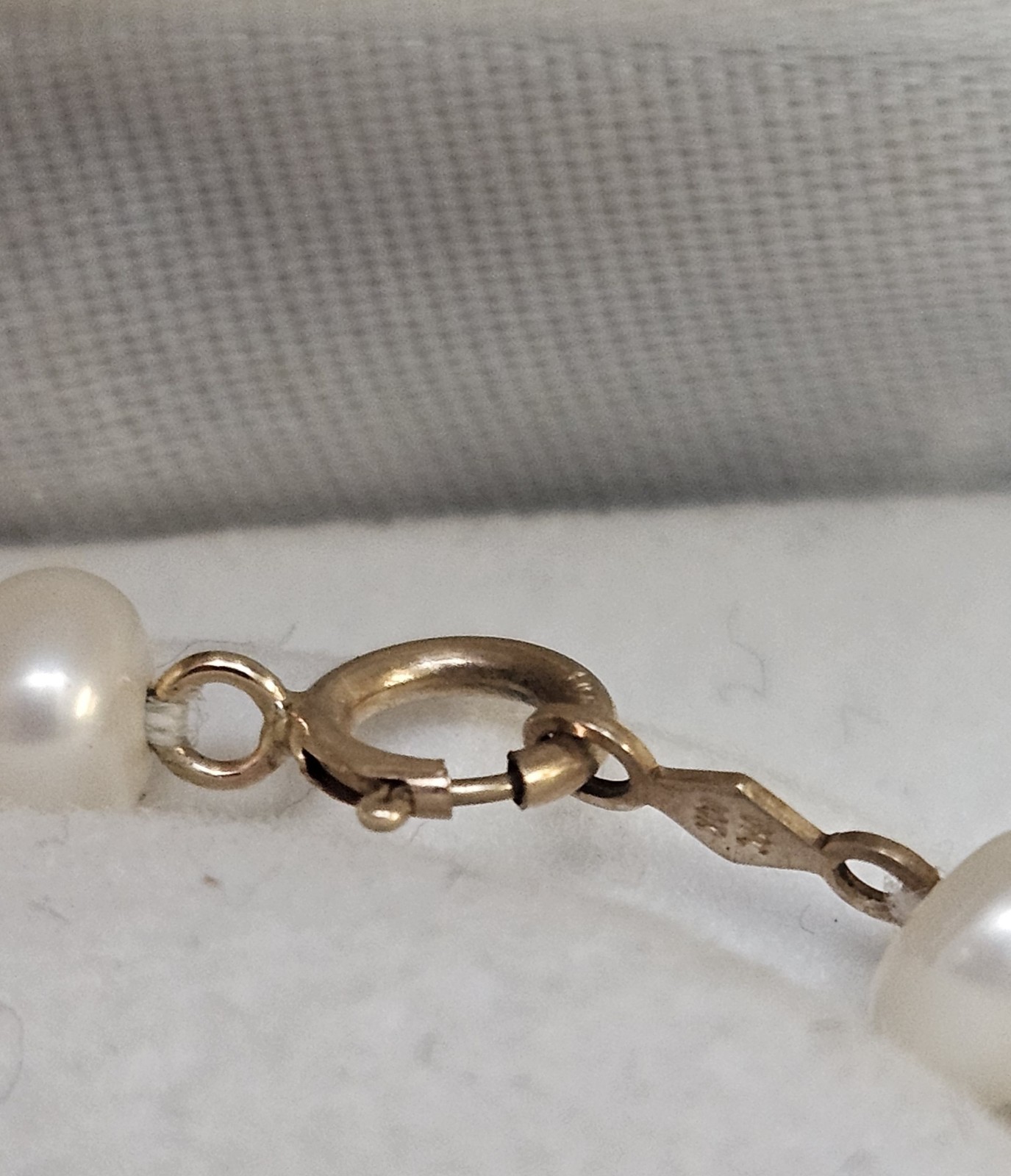 Vintage 10k Gold Pearls Necklace Bracelet Earrings Princess Pride Creations MCM