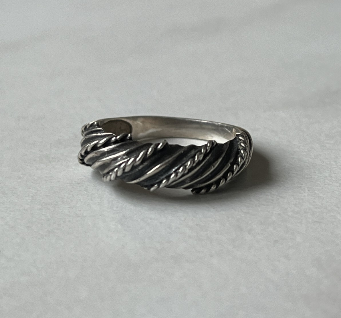 USSR 925 Silver Ring Women’s Vintage Size 6.5 / 17 Soviet Jewelry