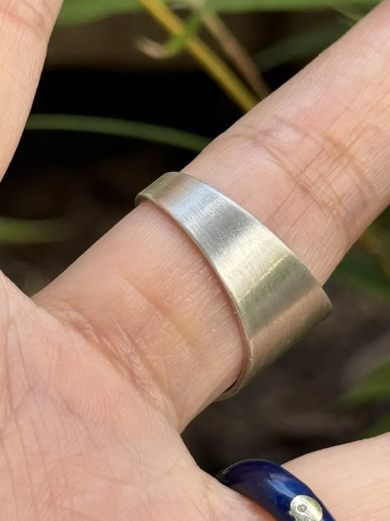 vintage artisan ring sterling silver 925
