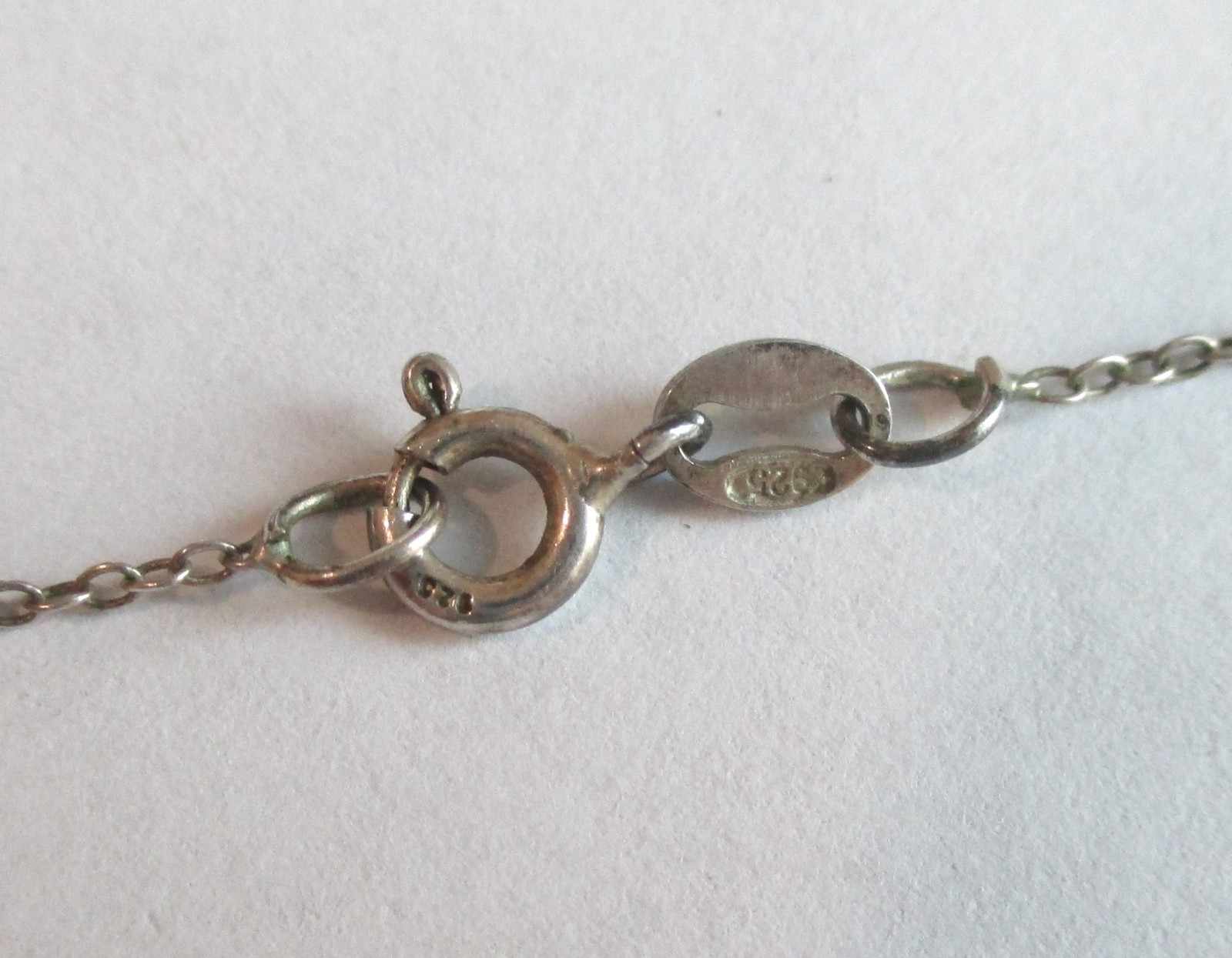 20 inch long THIN LIGHT 1.1g ROLO STYLE LINK STERLING SILVER 925 CHAIN NECKLACE