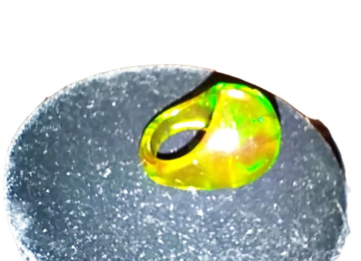 vintage 1960’s Green Lucite Bubble Dome Ring size 8.5