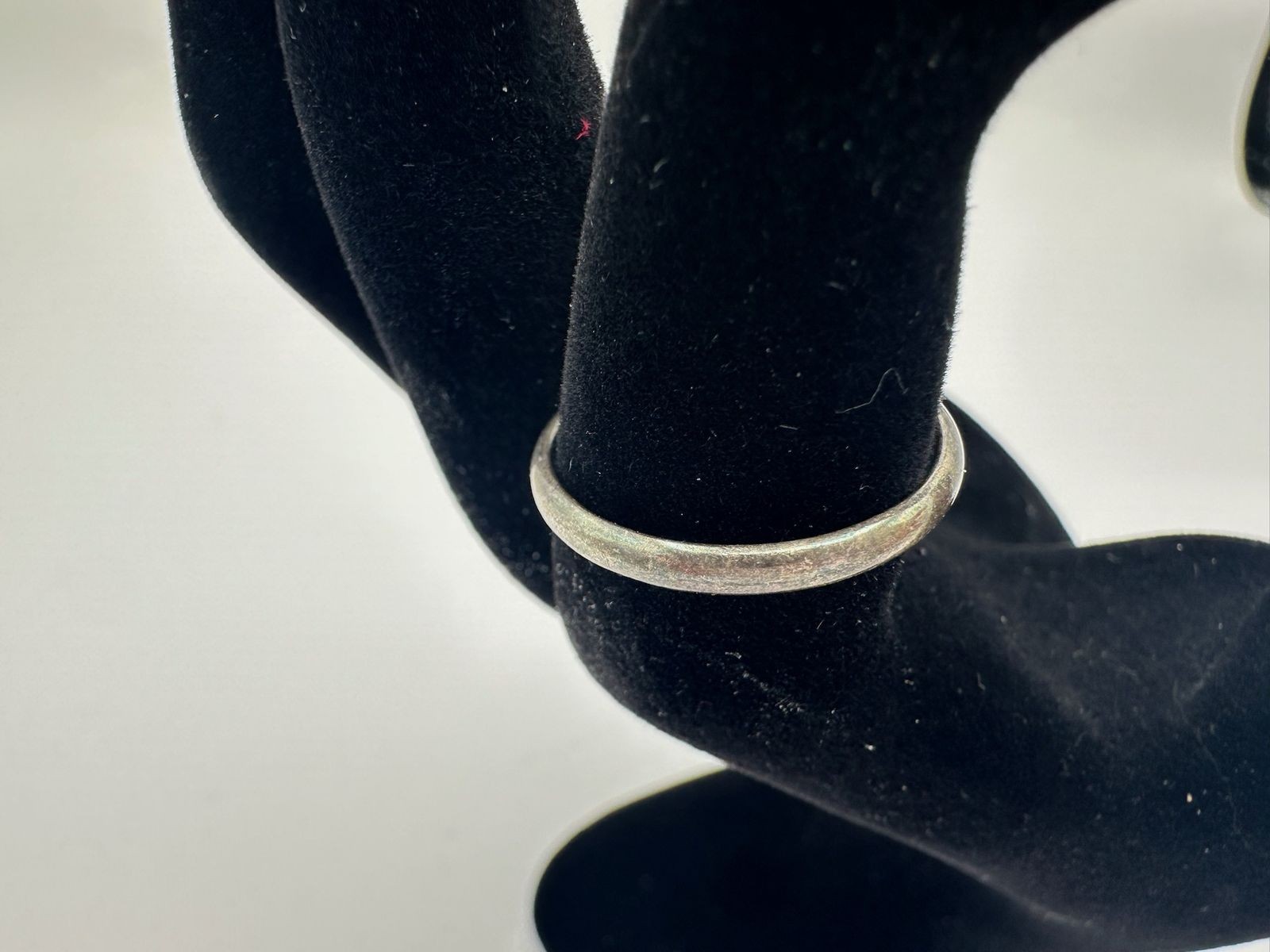 1.56g Vintage Sterling Silver 925 Simple Band Ring Minimalist Stackable Size 9 M