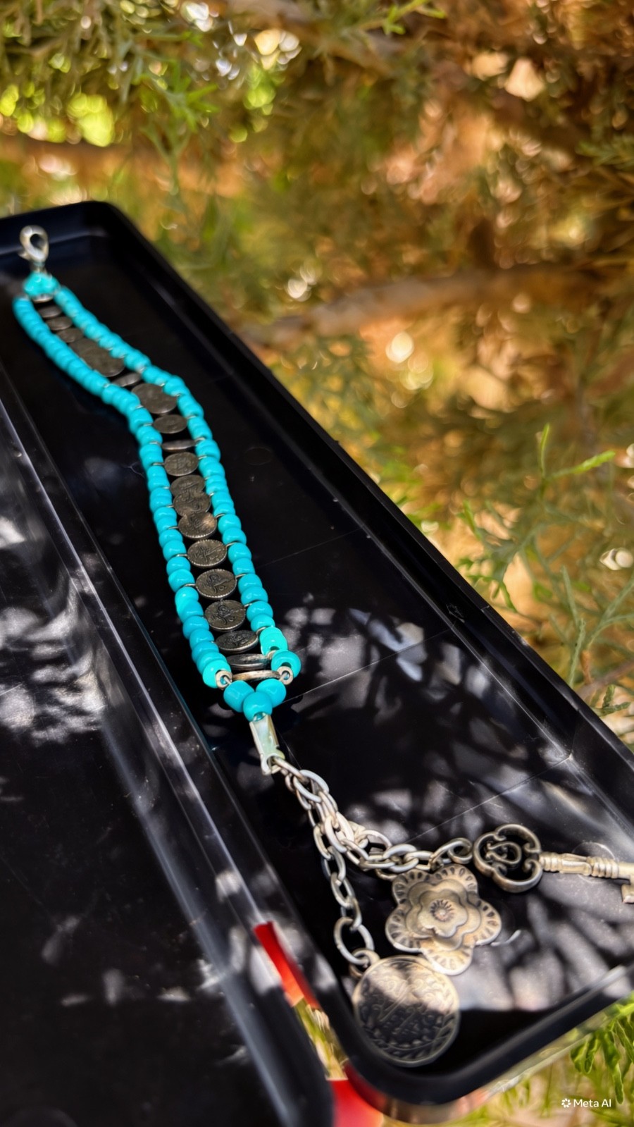 Handmade Blue Beaded Bracelet for Women – Elegant Fashion jewelry