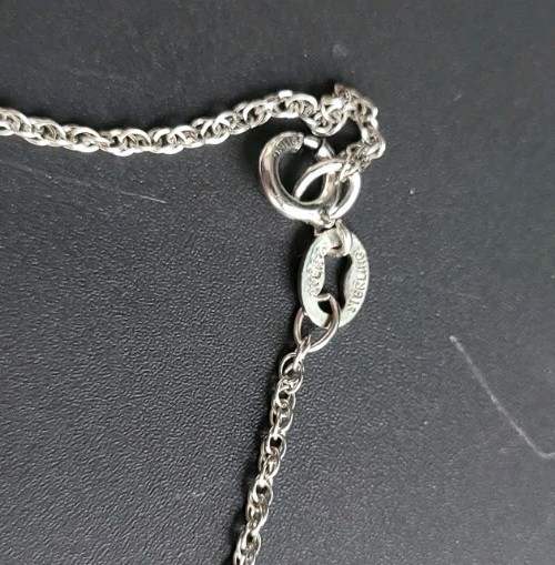 Retired James Avery Sterling Silver Hummingbird Pendant Necklace & Original Box