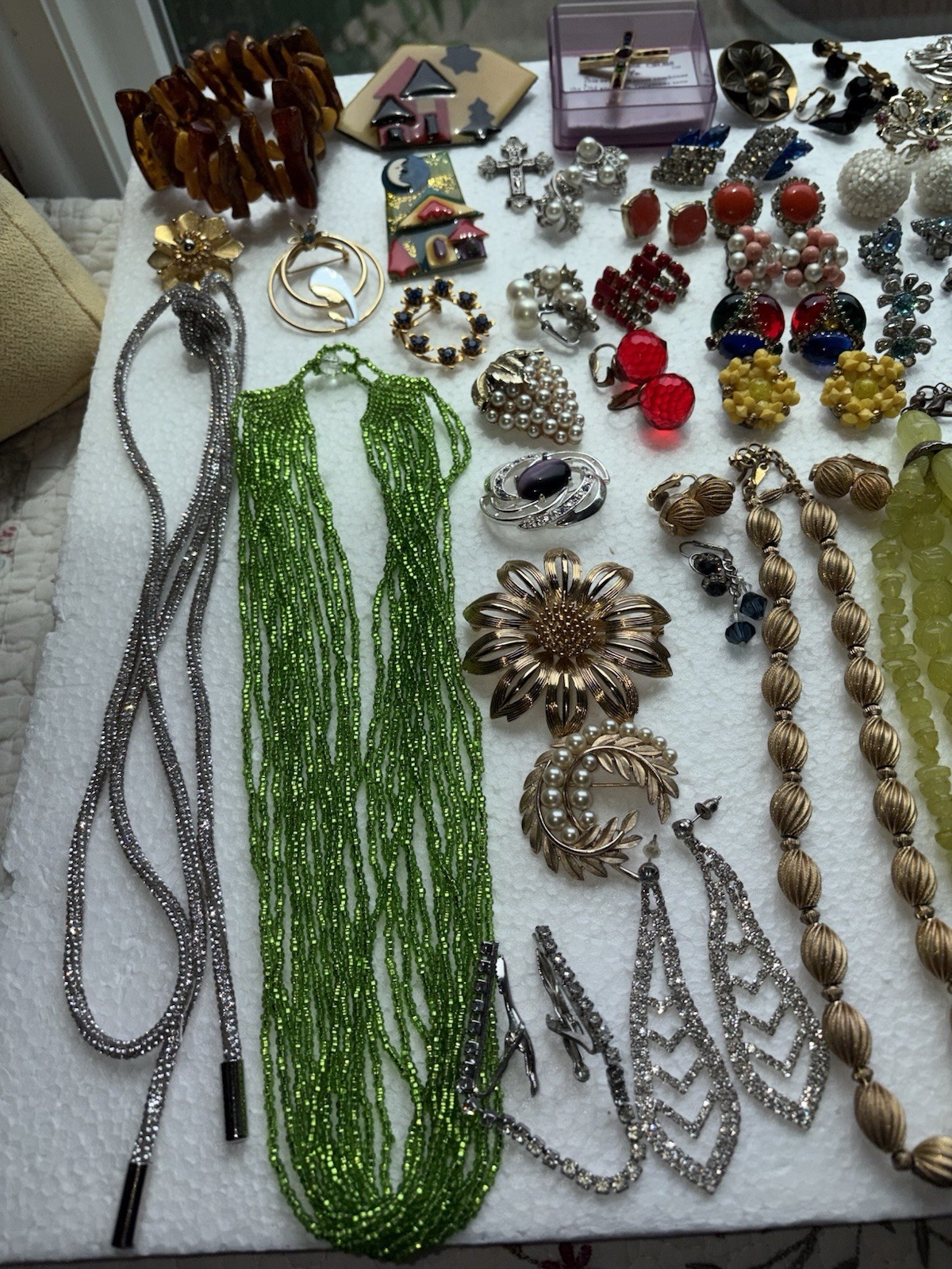 Vintage Jewelry Lot Trifari Bogoff Coro By David Warner Kramer Krementz Juliana