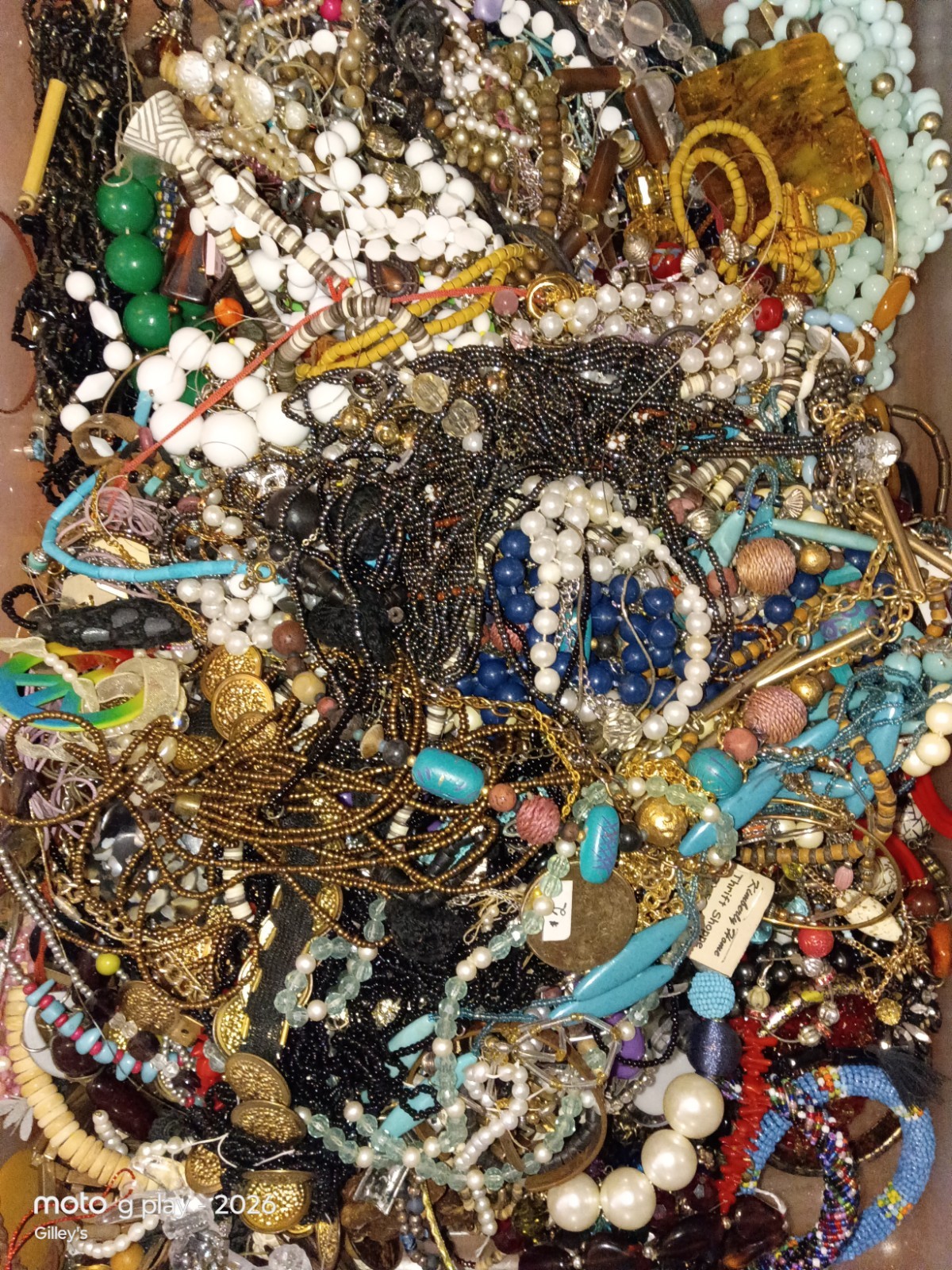 FREE SHIP Jewelry Lot Over 1 LB Pound VTG NEW Retro Y2K MCM Fashion Mystery Mix