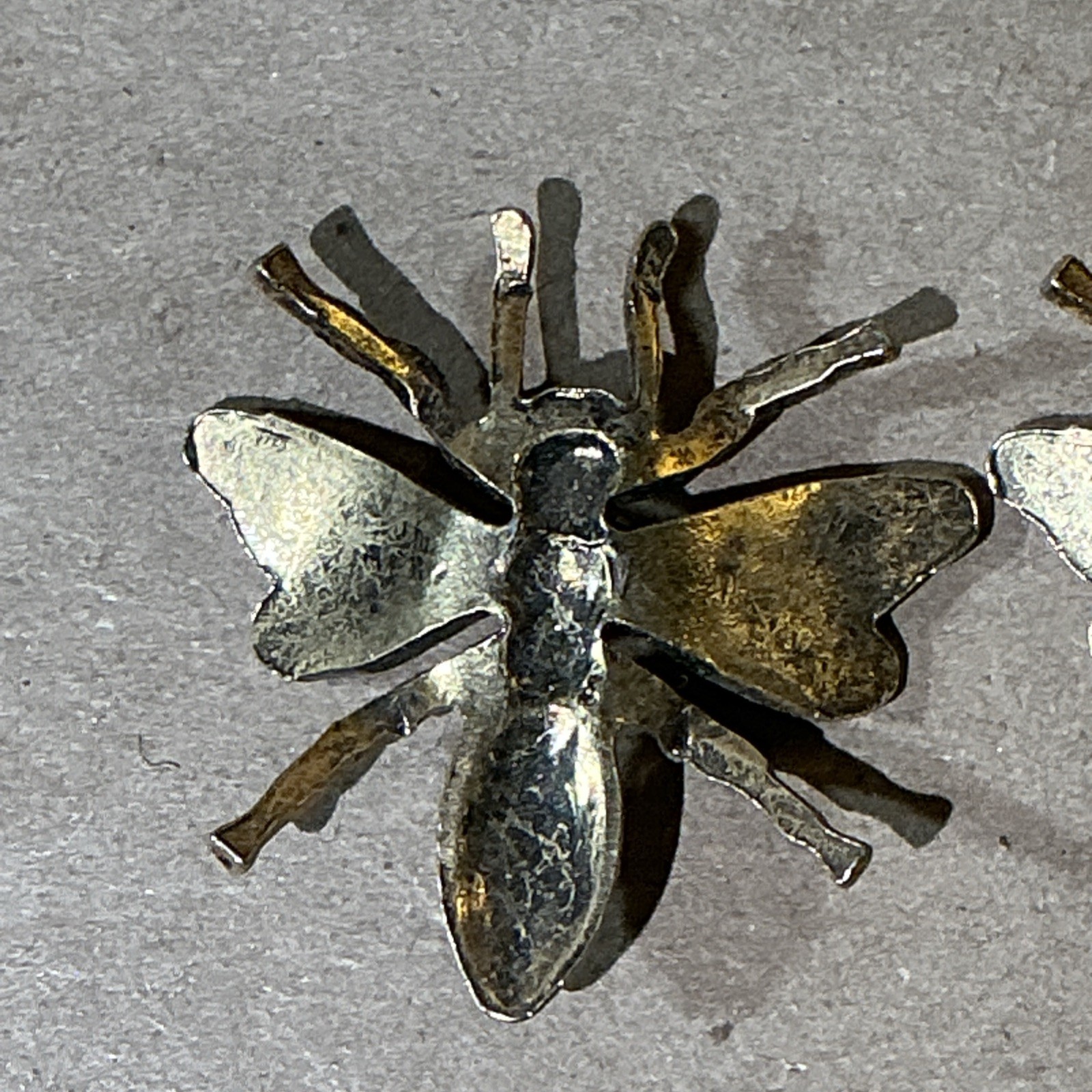 Group Of 8 Vintage Gold Finished Wasp/Bee Jewelry Pieces As Is INV-AT08