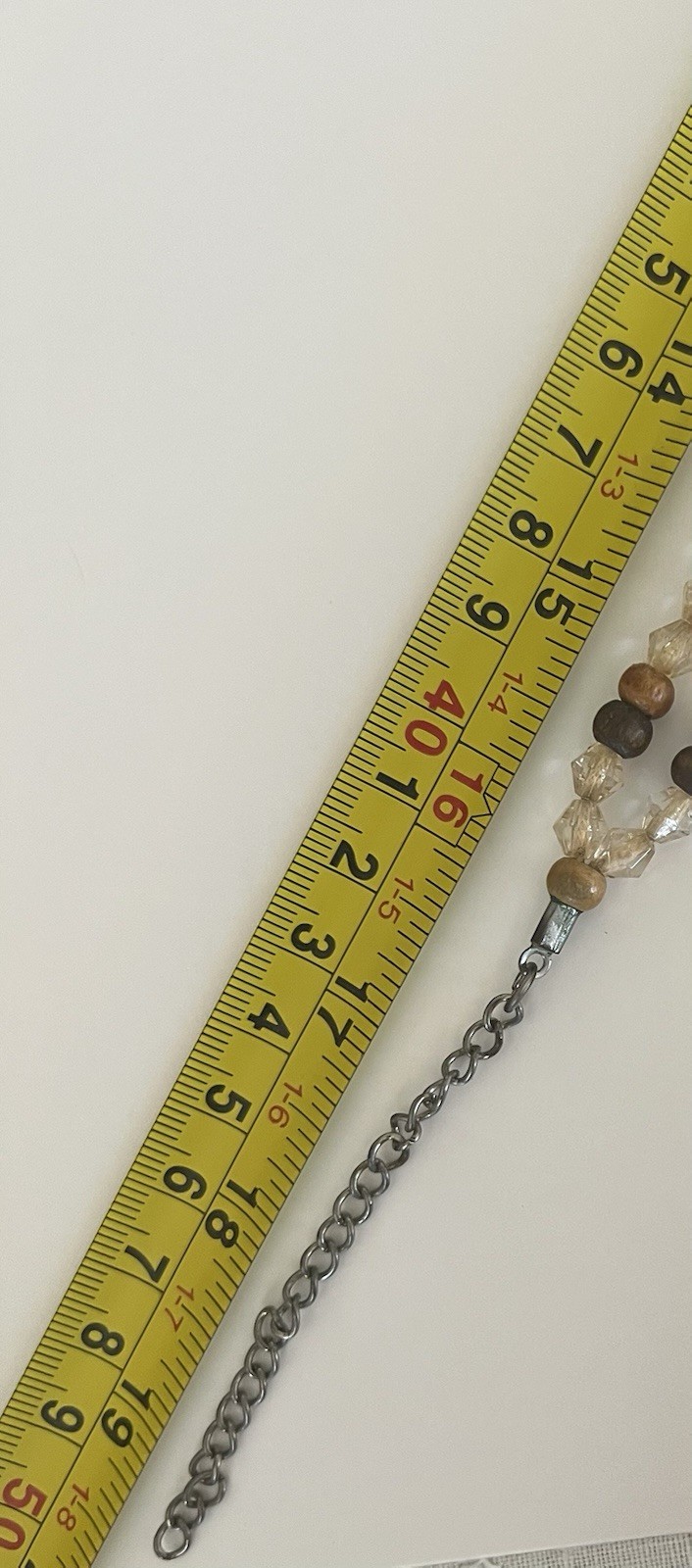 White Round Mother Of Pearl + Bead Necklace Beautiful Colors