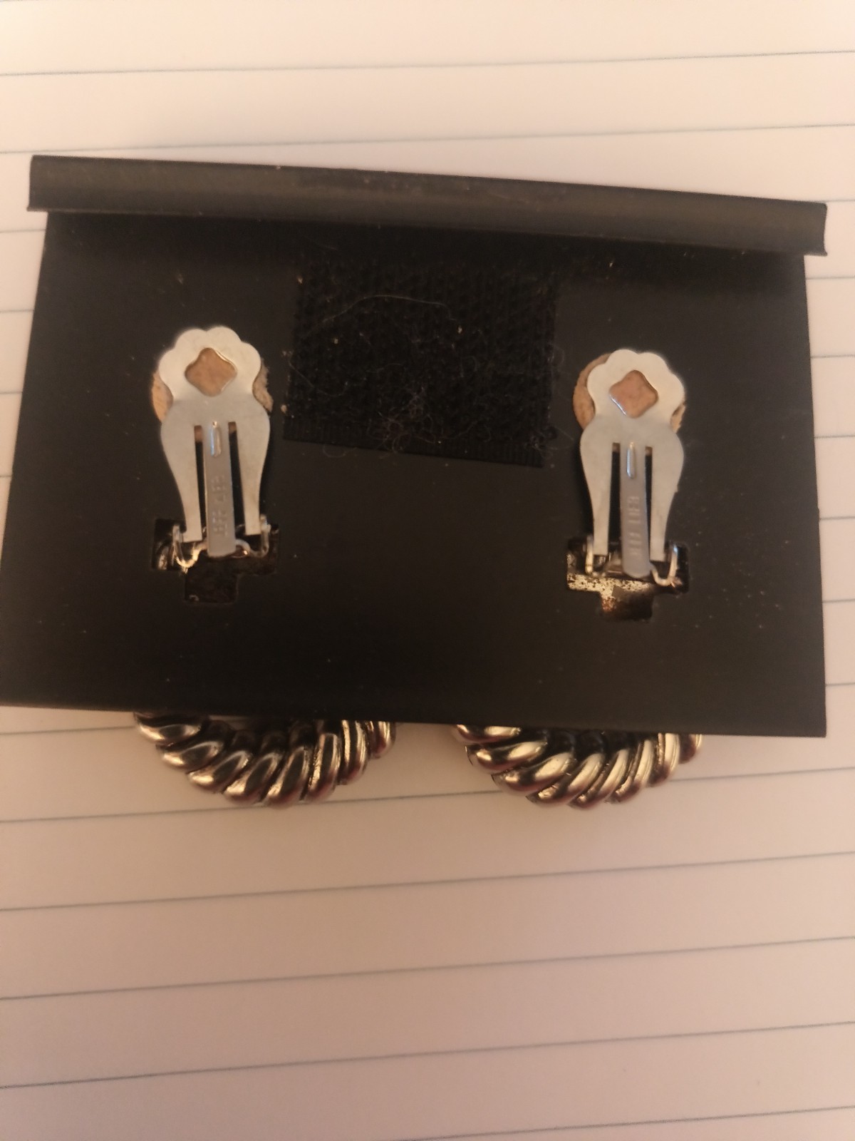 vintage Jeff Lieb Nickel Free clip on ear rings