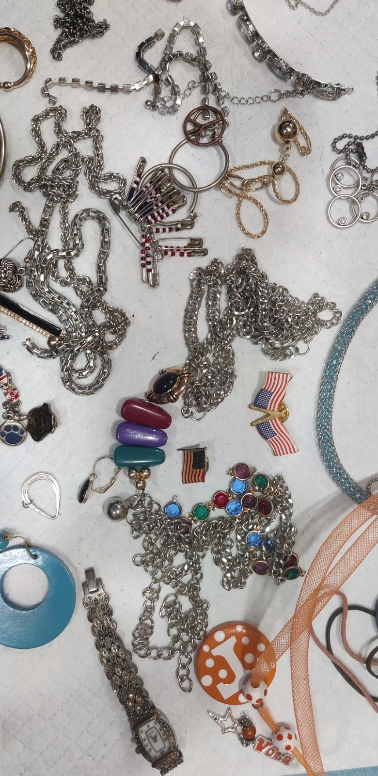 1.5 Lb. Bag Of Estate Costume Jewelry Parts/Pieces