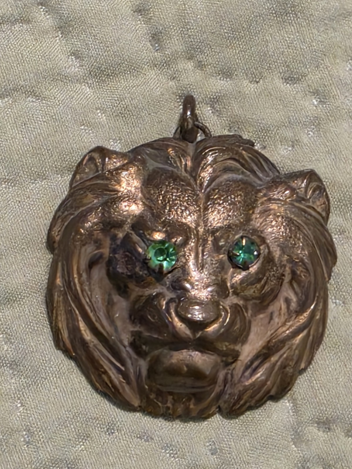 Antique Bronze Lion Head Pendant Paristyle