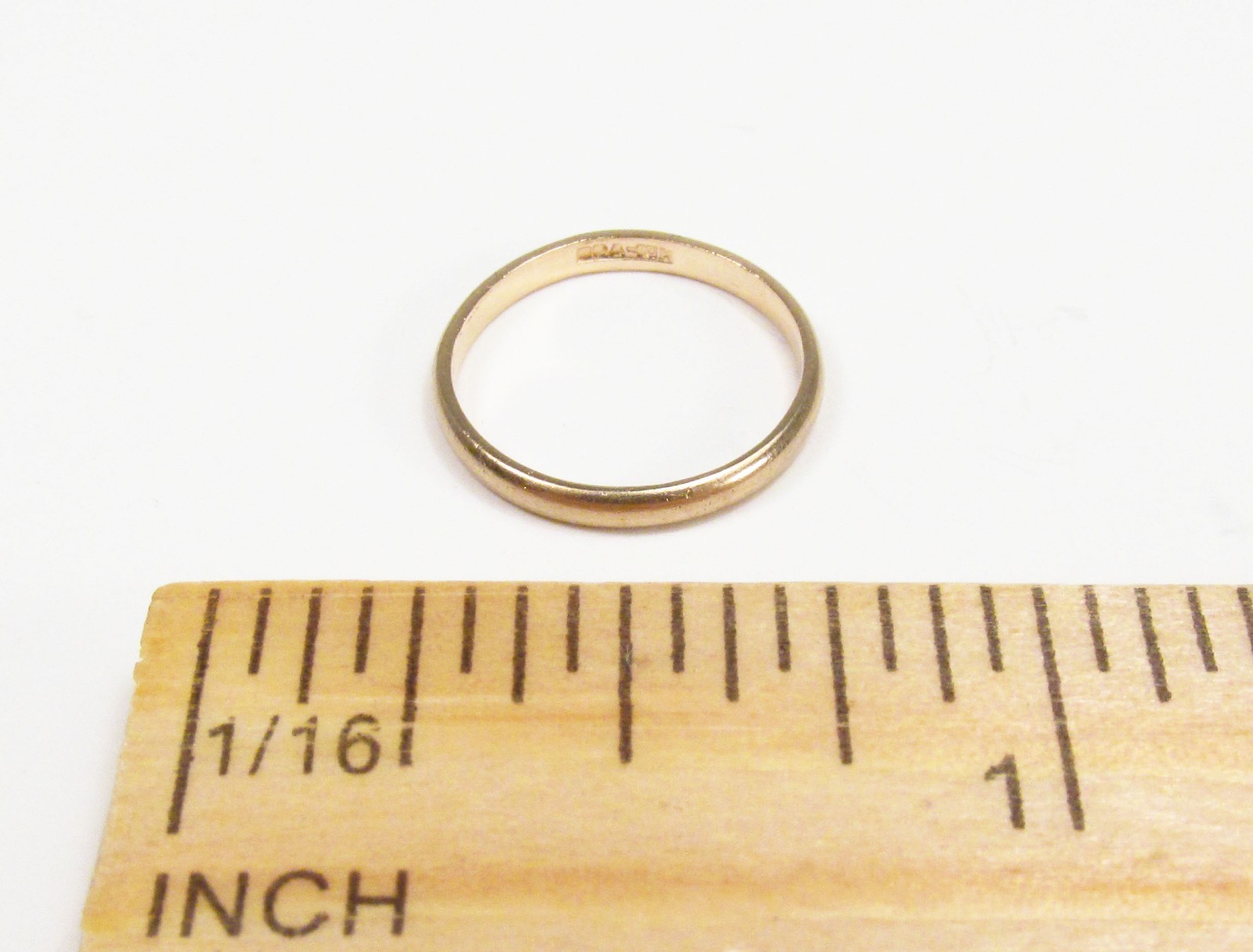 Vintage BDA Budlong Docherty & Armstrong USA 10K Gold Baby Childs Ring Sz 1.5