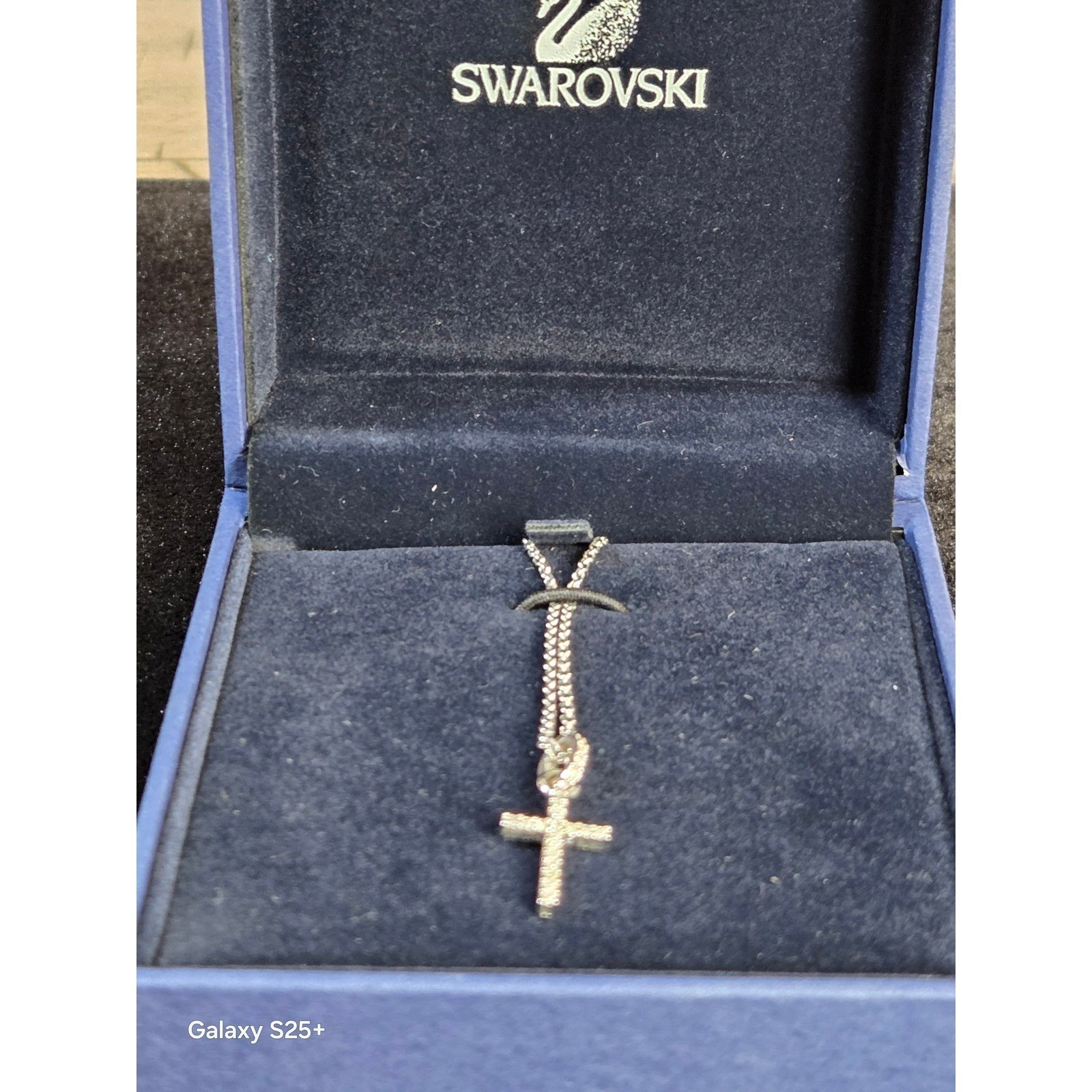 Crystal Cross Pendant Necklace