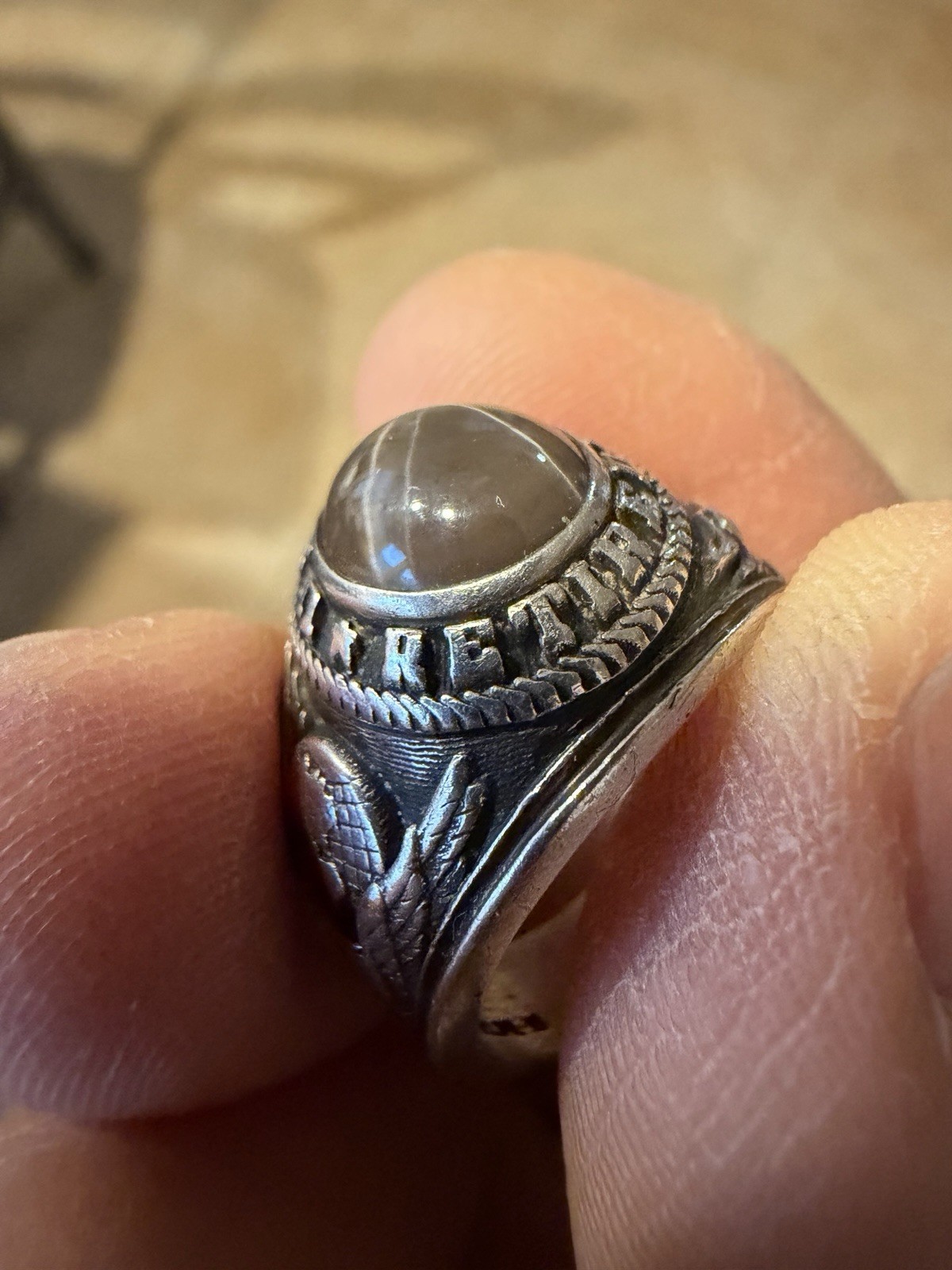 Vintage Military Us Army Returned Class Ring ( 10.4% Palladium)