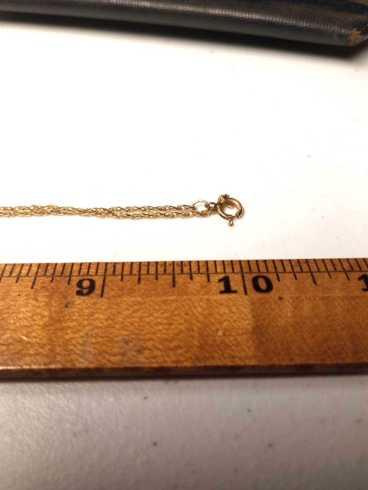 Vtg 14K GF Happy Birthday Pendant Necklace 1/20 Gold Filled 20″ w/Gift Box!