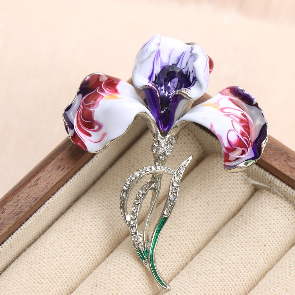 Floral Design Brooch Jewelry Accessories Holiday Party Couple Surprise Gift