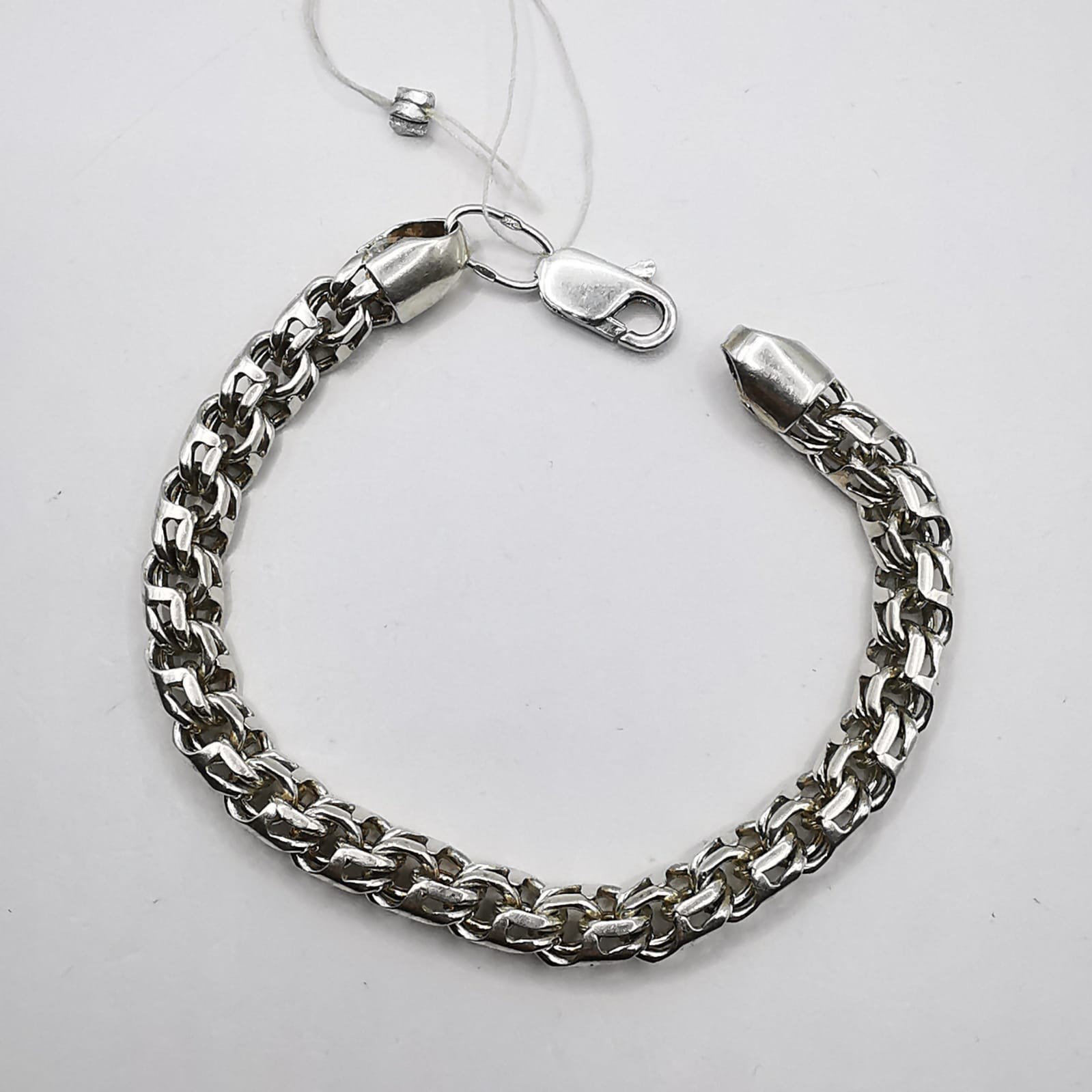 Vintage Fine Unique Bracelet Cable Link Chain Solid 925 Silver Sterling Men Gift