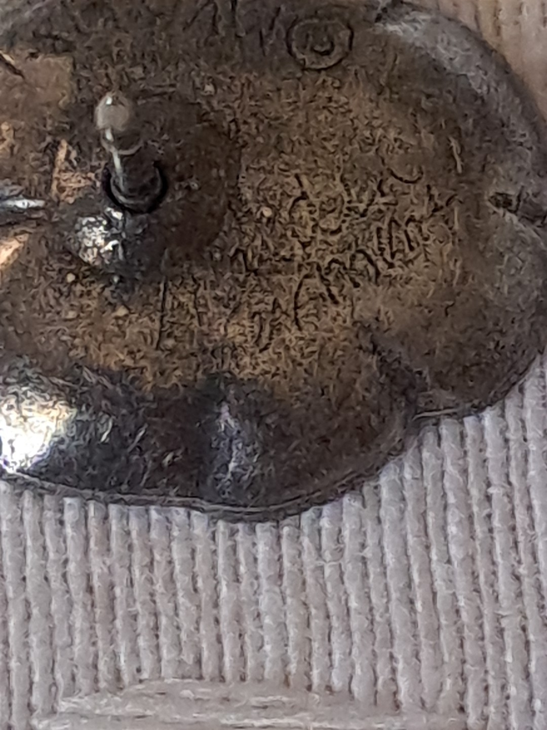 Vintage Designer “(C) MVB” 1984 Signed Pewter Pansy Pin