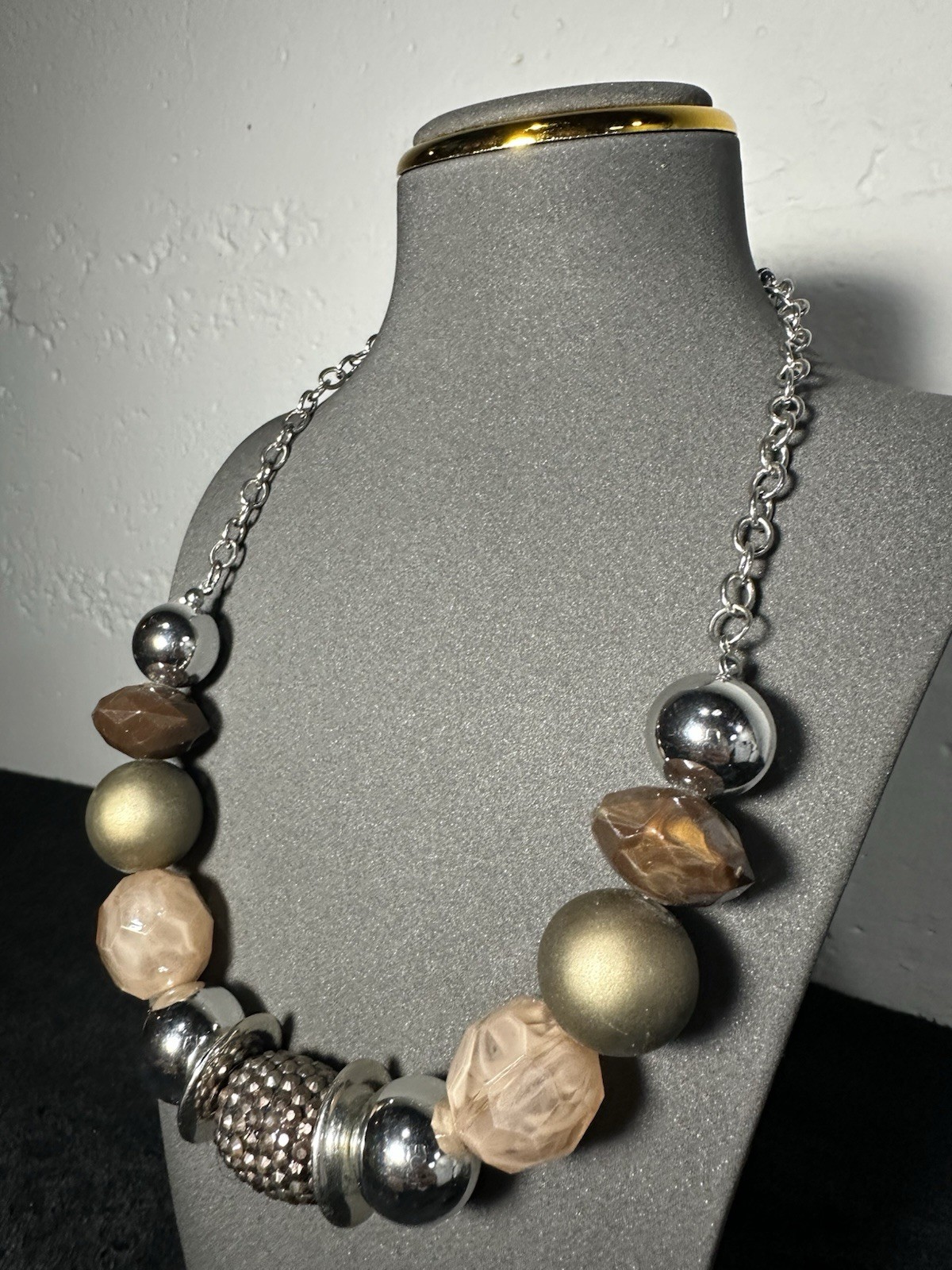 Costume Jewelry Lot. Bracelets, Earrings, Necklaces. Some Vintage. 9 Pieces.