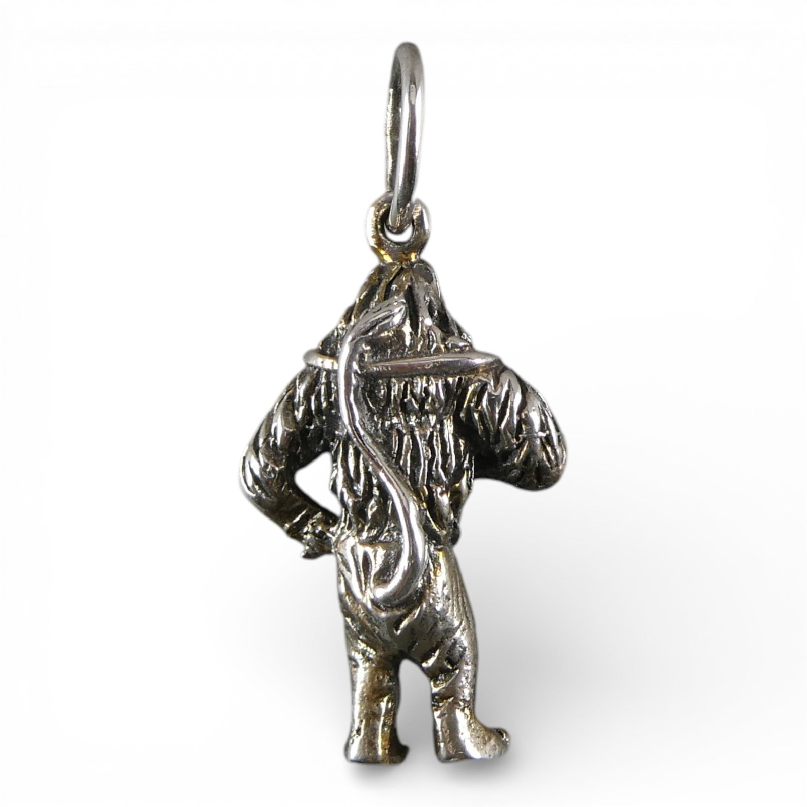 Sterling Silver Oz Lion Charm for Bracelet Vintage Small Pendant