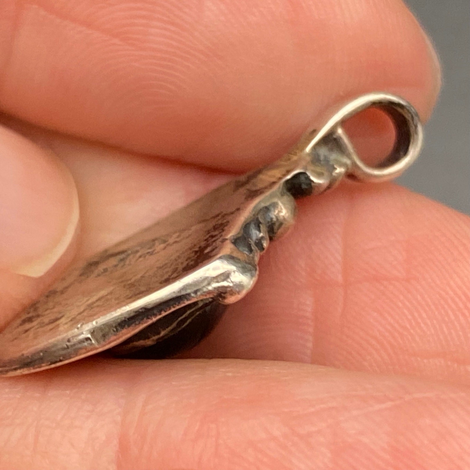 Vintage Brutalist Abstract Sterling Silver Stan Pendant