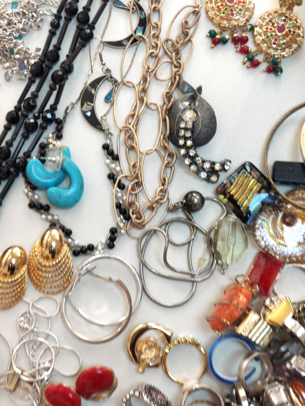 Huge 14 Pound Lot Of Vintage To Now Costume Jewelry Lot ALL WEARABLE