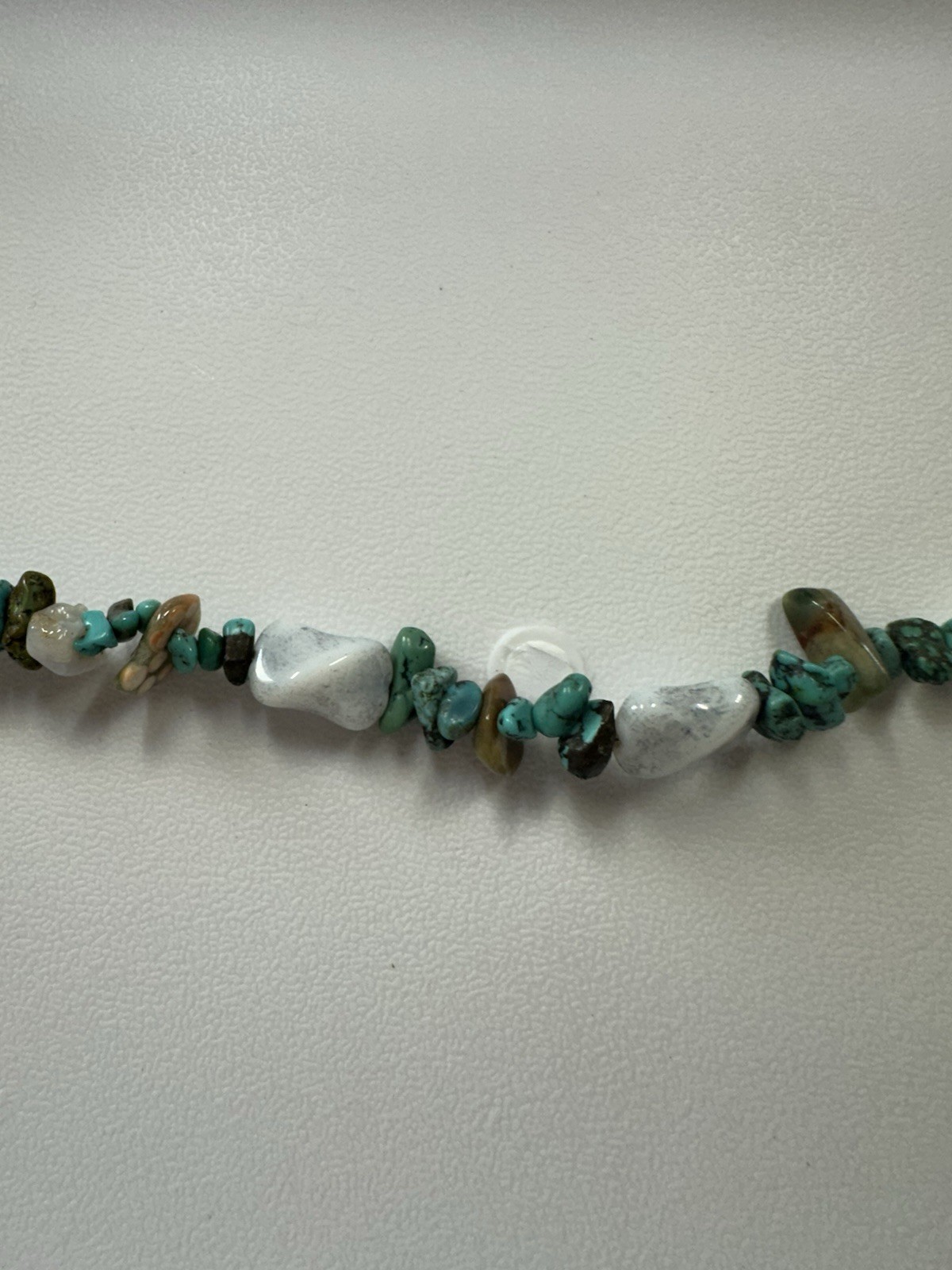 Natural Stone Bracelet. Multiple Stone Types Including Turquoise Size 6.5”