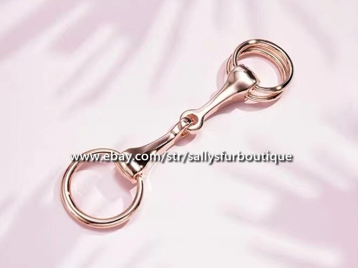 Sallys Quality 100% Copper Scarf Ring Horse Bit Buckles Brooch For Silk Scarves