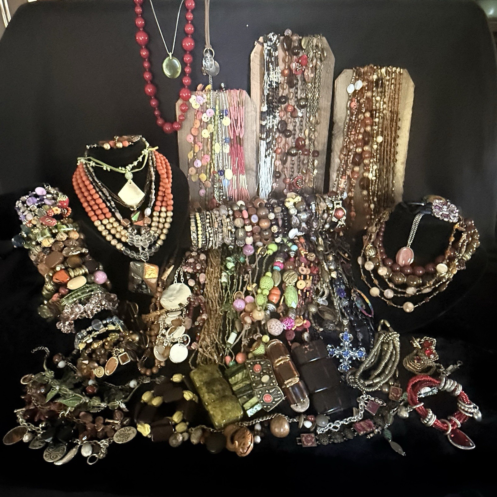 100+ Wearable Jewelry Vintage to Now Estate Costume Mix Craft Redesign 8lbs Lot