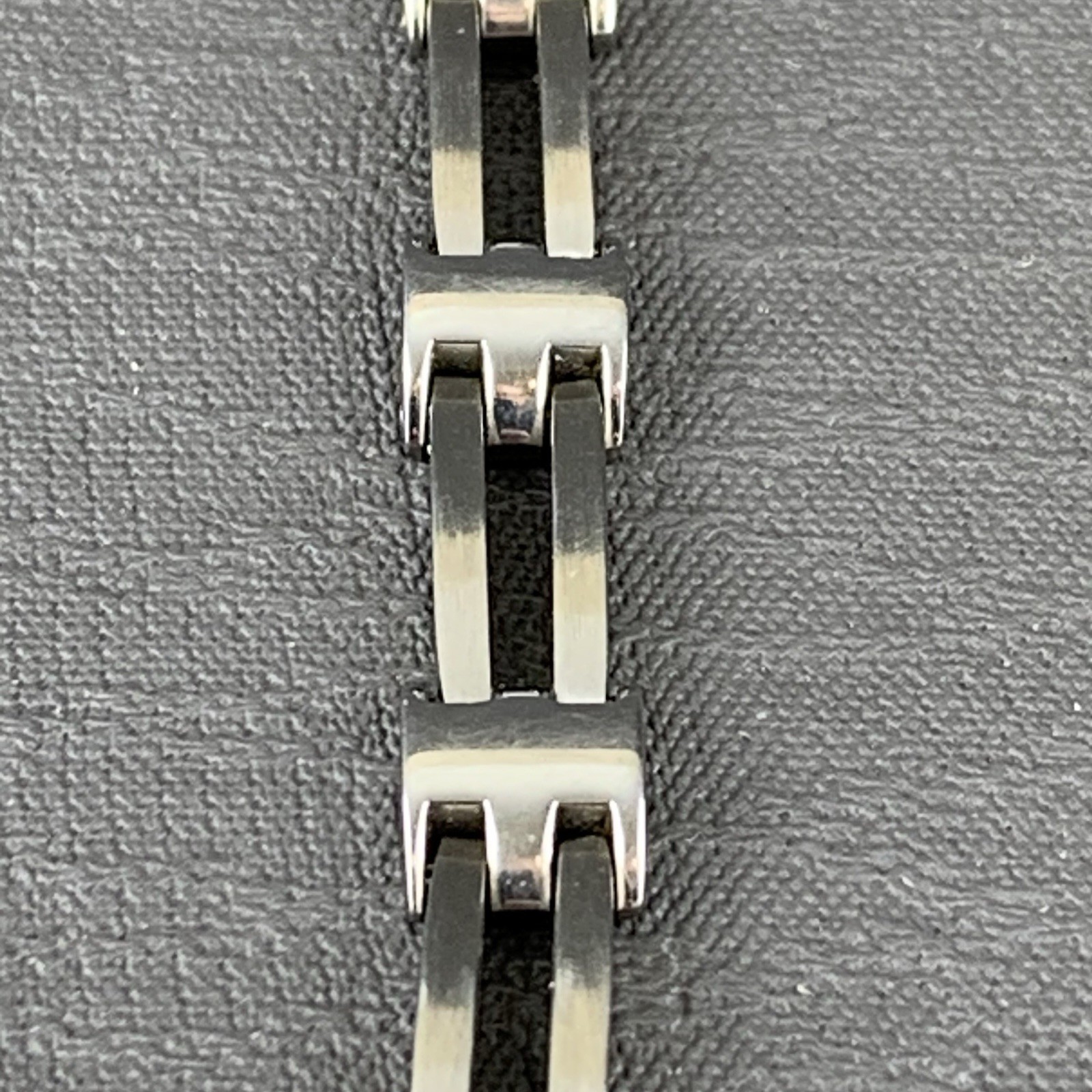 Vintage Stainless Steel Link Bracelet 7 Inch