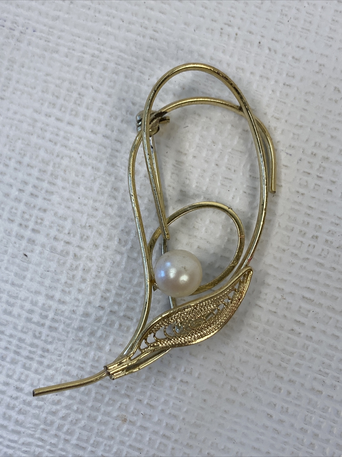 Vtg Van Dell 1/20 12K GF Necklace & Other Vintage Jewelry Pins Earrings