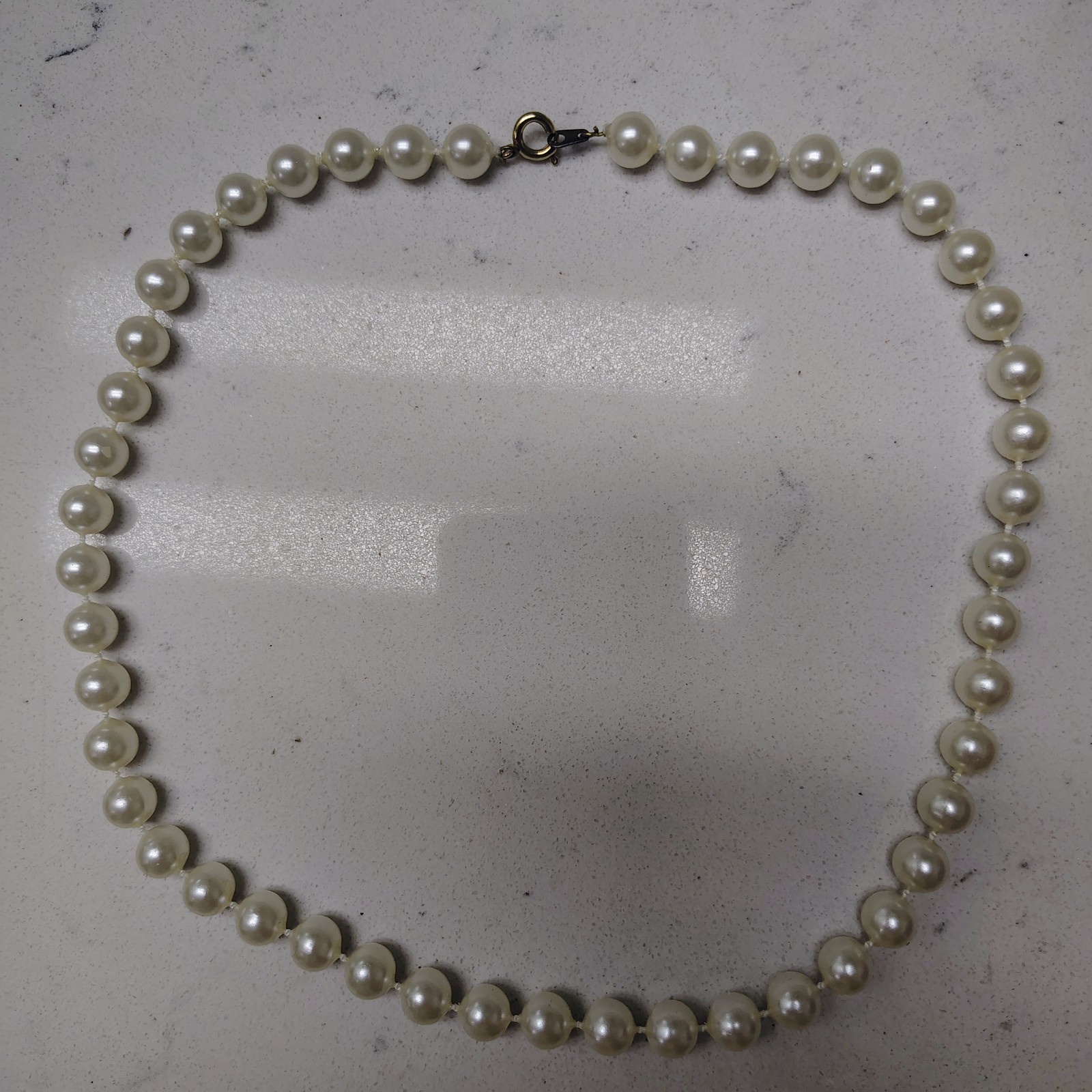 18 inch faux Pearl Necklace