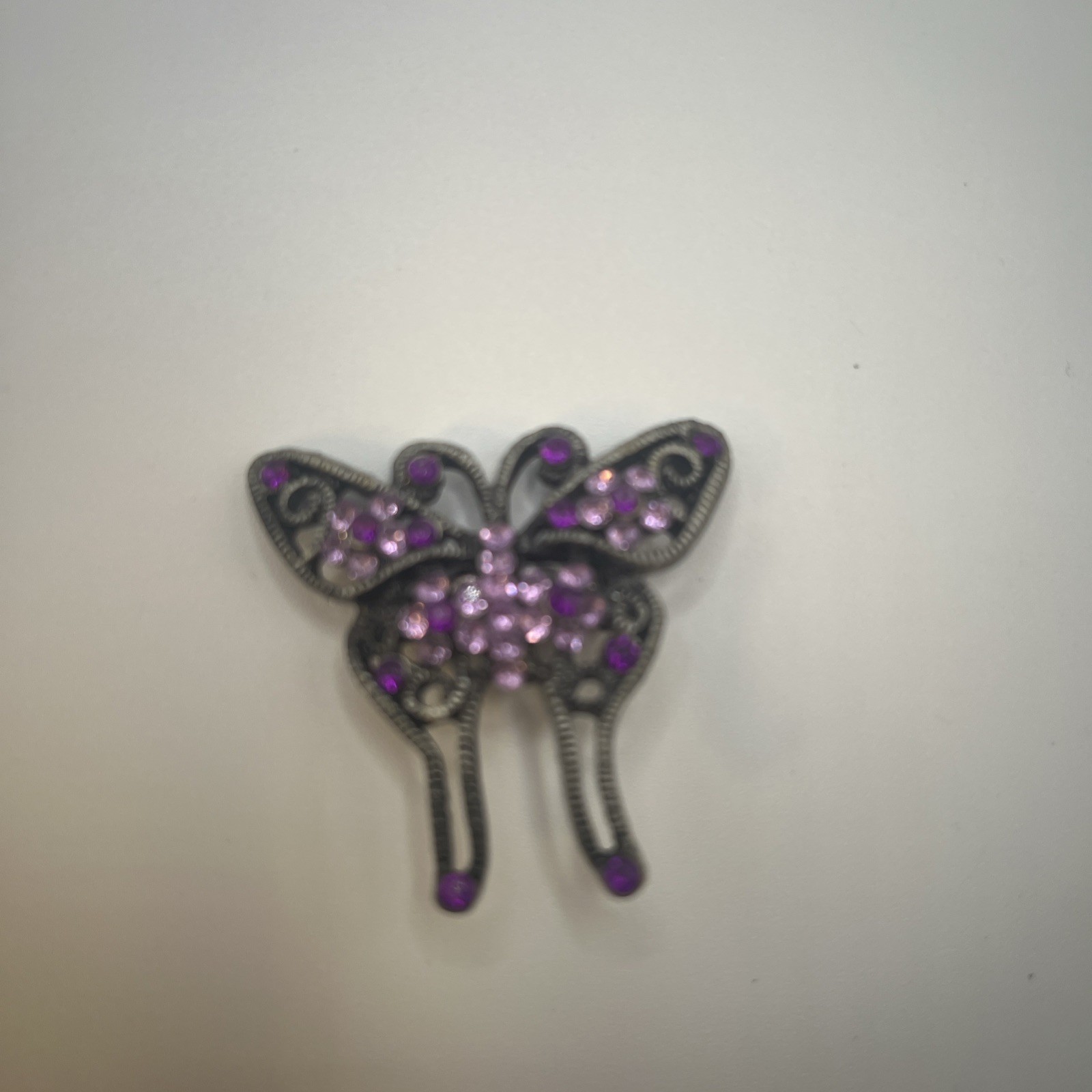 Butterfly Purple Brooch