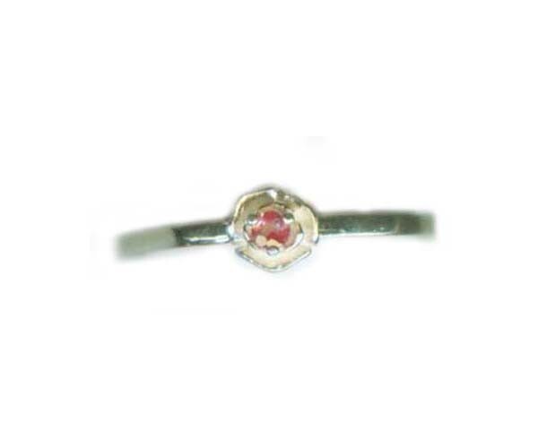 Alexandrite Rose Ring Antique 19thC Siberia Natural Handcrafted Color-Change Gem