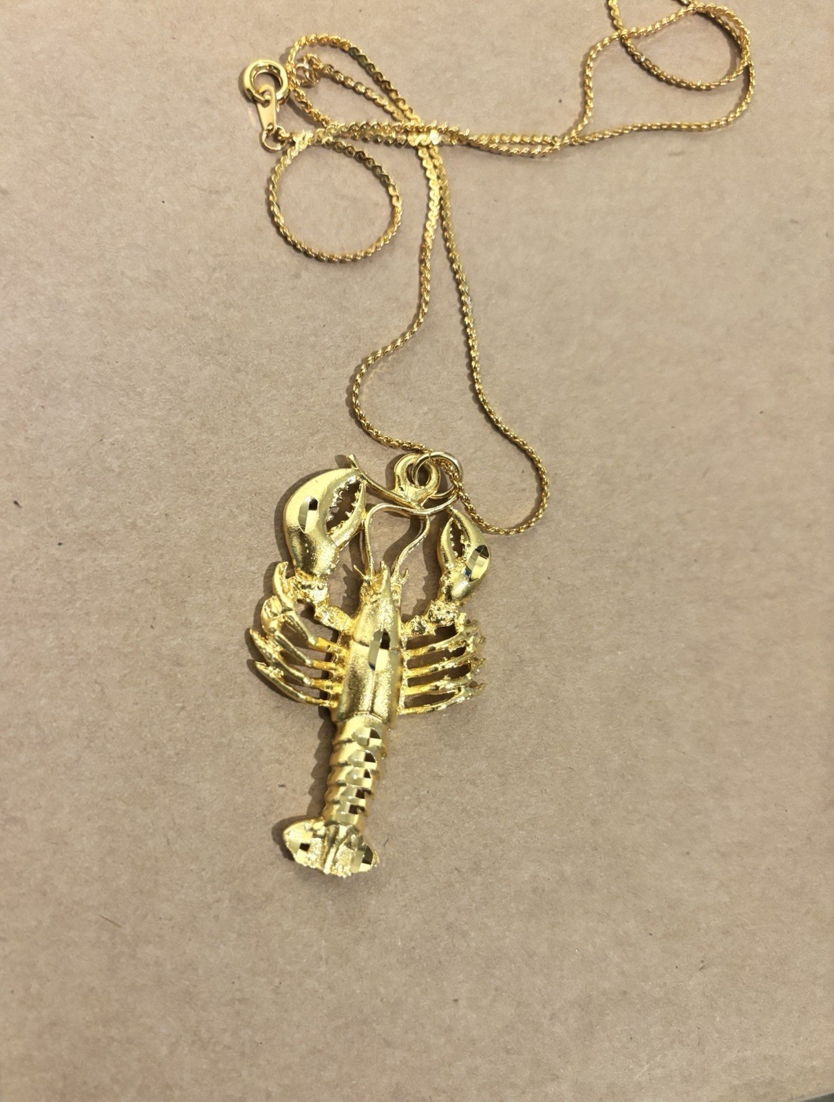 Vintage Lobster Necklace