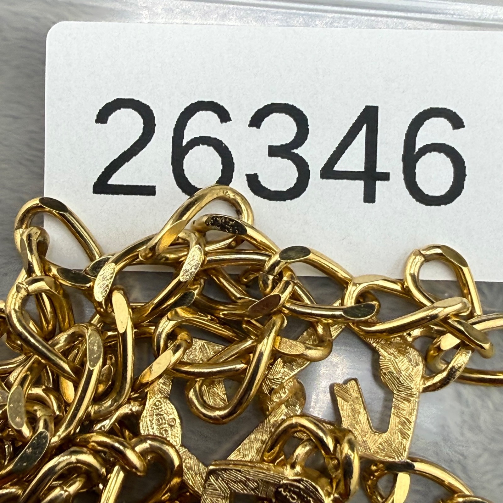 Vintage Givenchy Necklace Gold Tone SIgned 36”