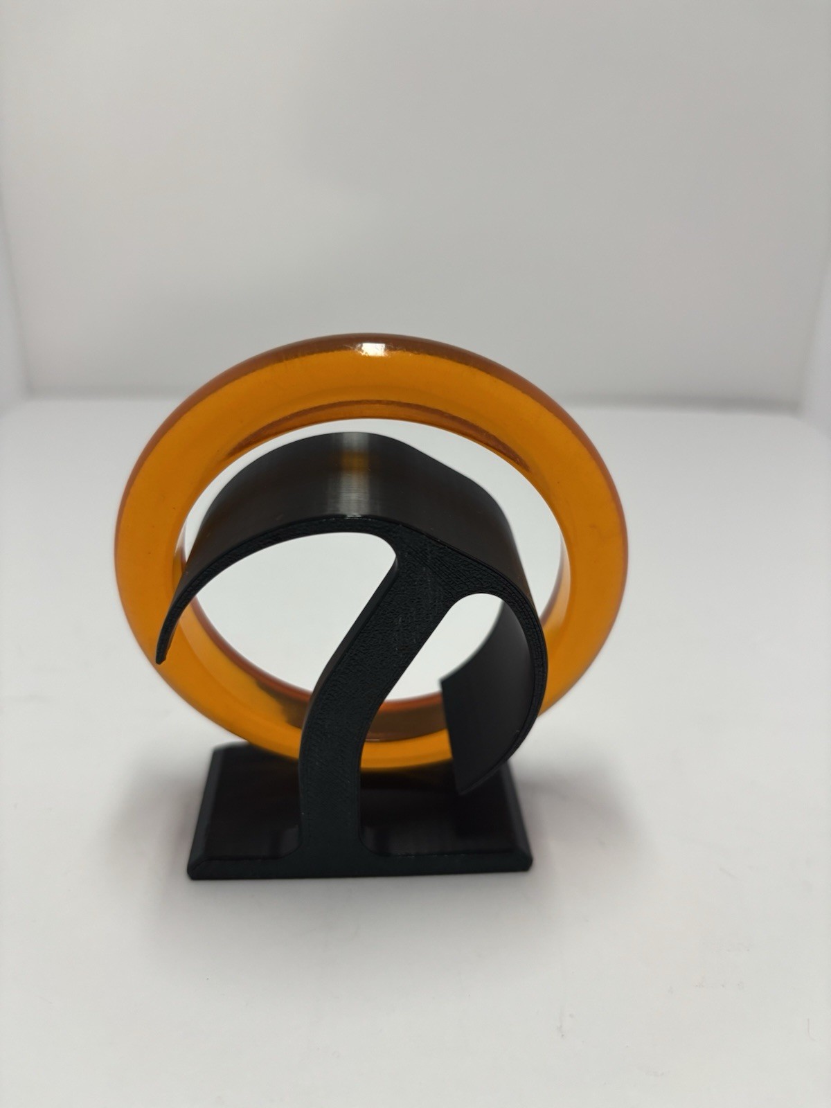 Vintage Art Deco Bakelite Bangle Bracelet- Tested – Orange juice- Tangerine-