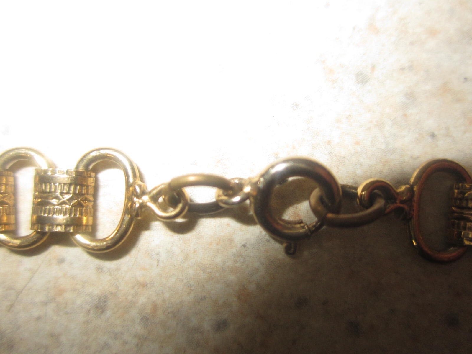 VINTAGE EDLEE DRAGON LAVALIER NECKLACE WITH DANGLES GOLD TONE
