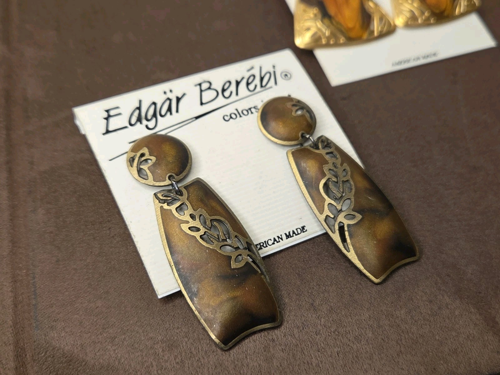 EDGAR BEREBI COLORS IN ART EARRINGS LOT